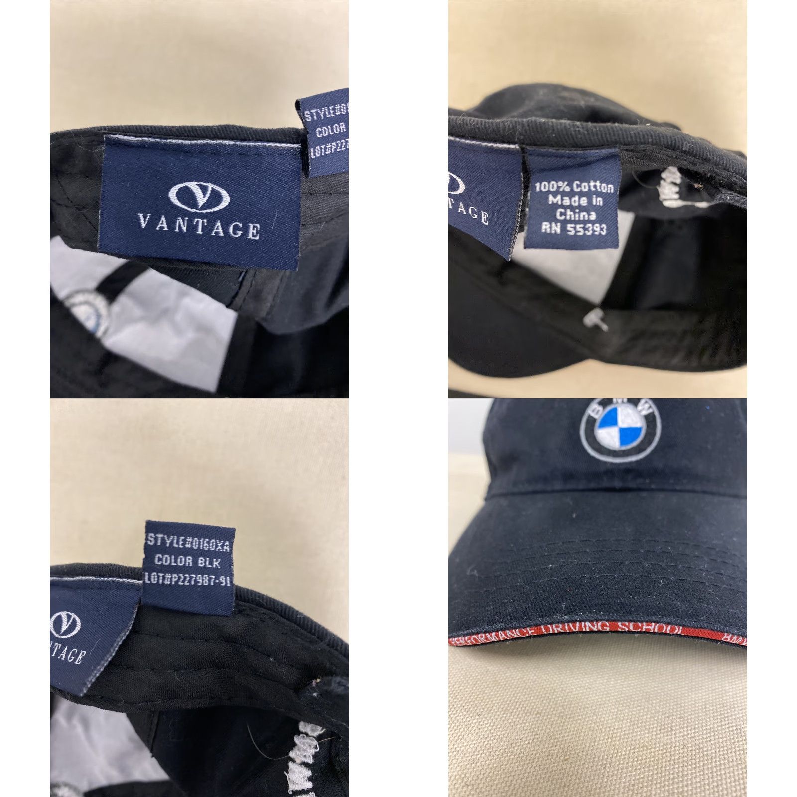 BMW BMW Performance Driving School Spellout Logo Baseball Hat Cap Black /214 Unisex Adults One Size Black Cars Baseball Cap Adjustable Cotton Vantage Size ONE SIZE - 8 Thumbnail