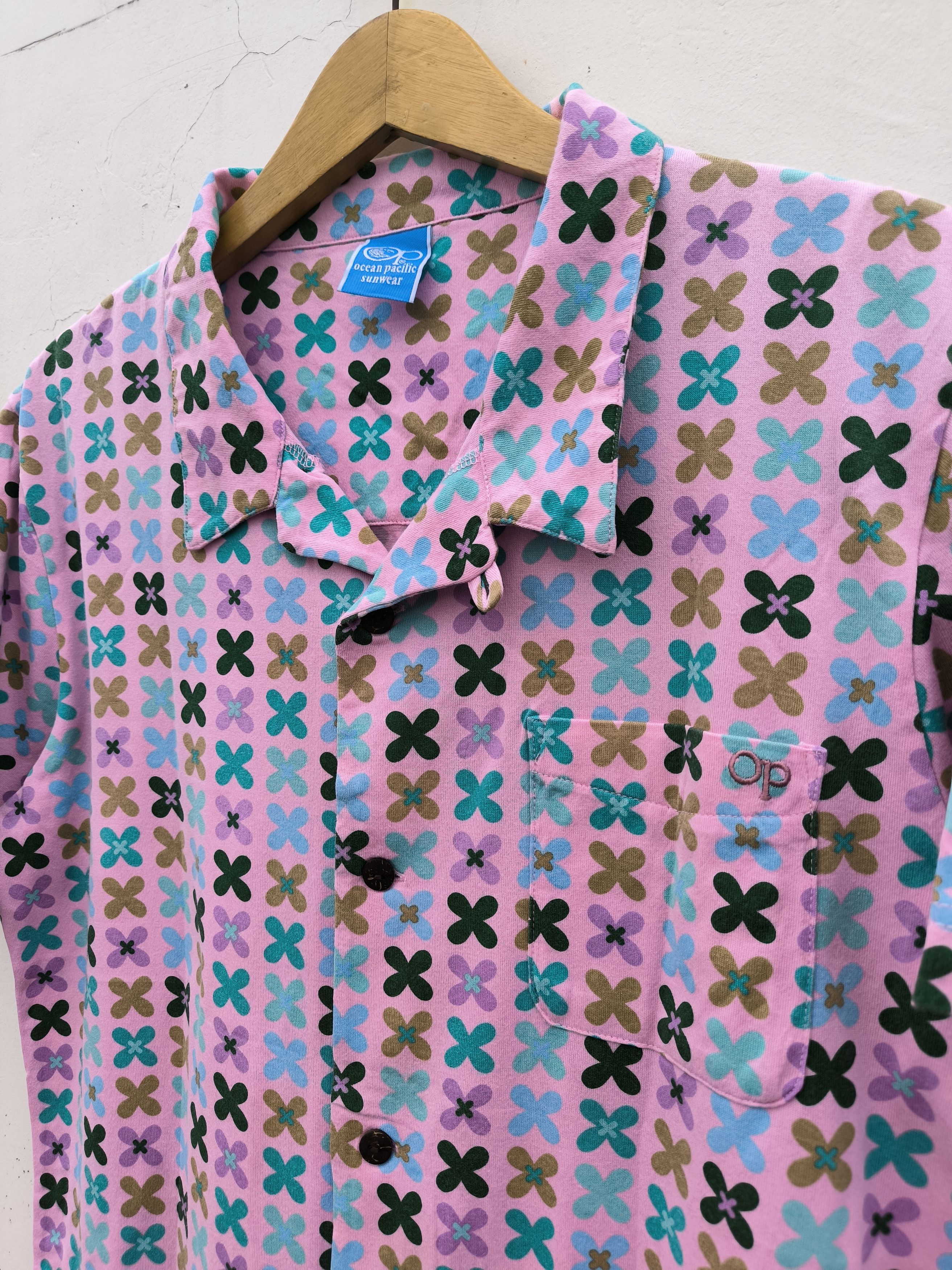 Ocean Pacific Vtg ocean pacific sunwear shirt Size US L / EU 52-54 / 3 - 3 Thumbnail