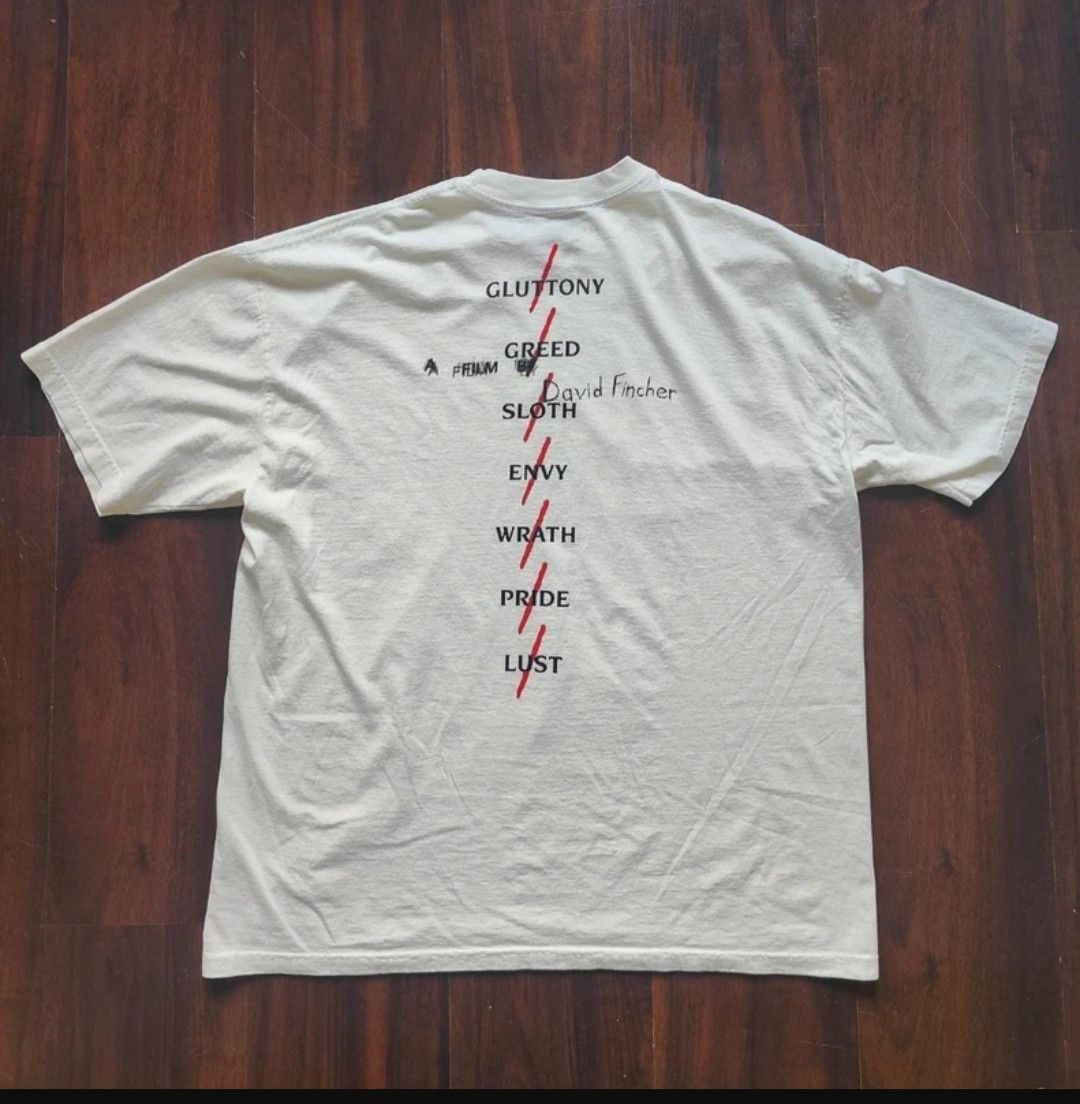 Other Super Rare Vintage Se7en Seven David Fincher XL T-shirt Size US XL / EU 56 / 4 - 2 Thumbnail