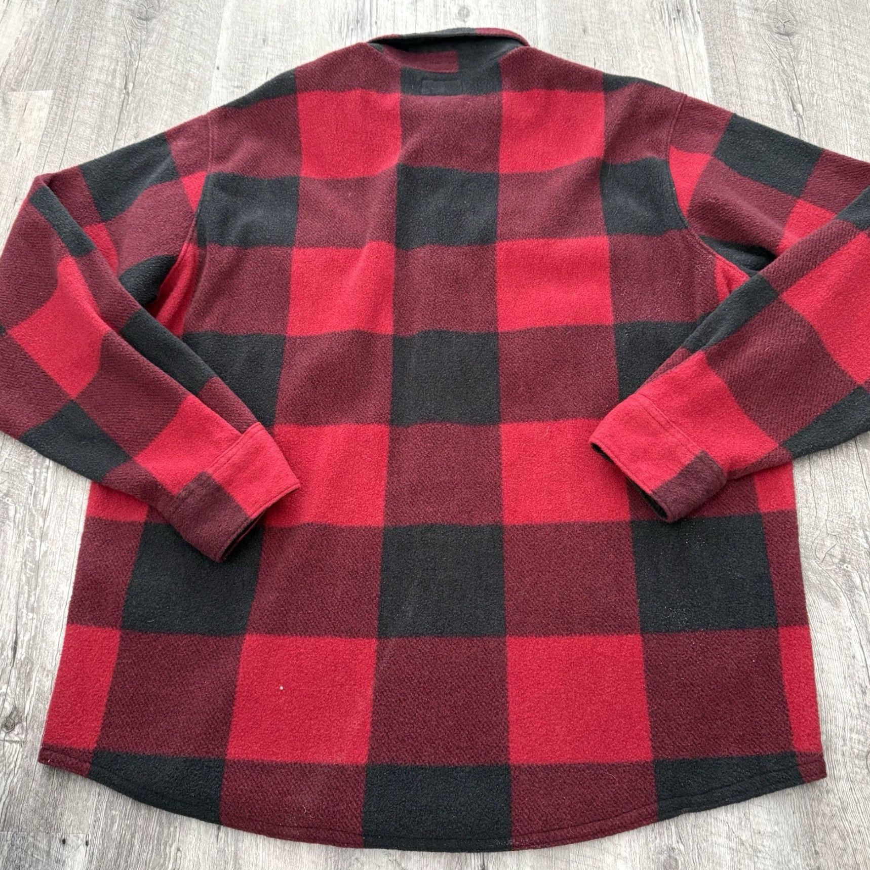 Wrangler Wrangler Fleece Shirt Mens L Red Buffalo Plaid Long Sleeve Button Up Everyday Casual Western Size US L / EU 52-54 / 3 - 5 Thumbnail