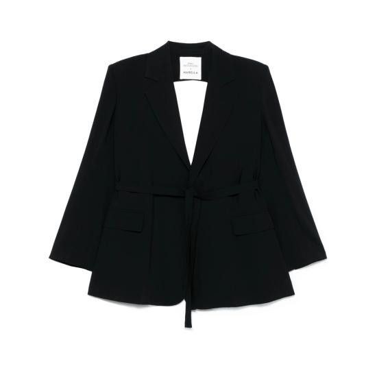 Marella MARELLA Women Suit Jackets 262 CUTOUT 003 BLACK Size XS / US 0-2 / IT 36-38 - 1 Thumbnail