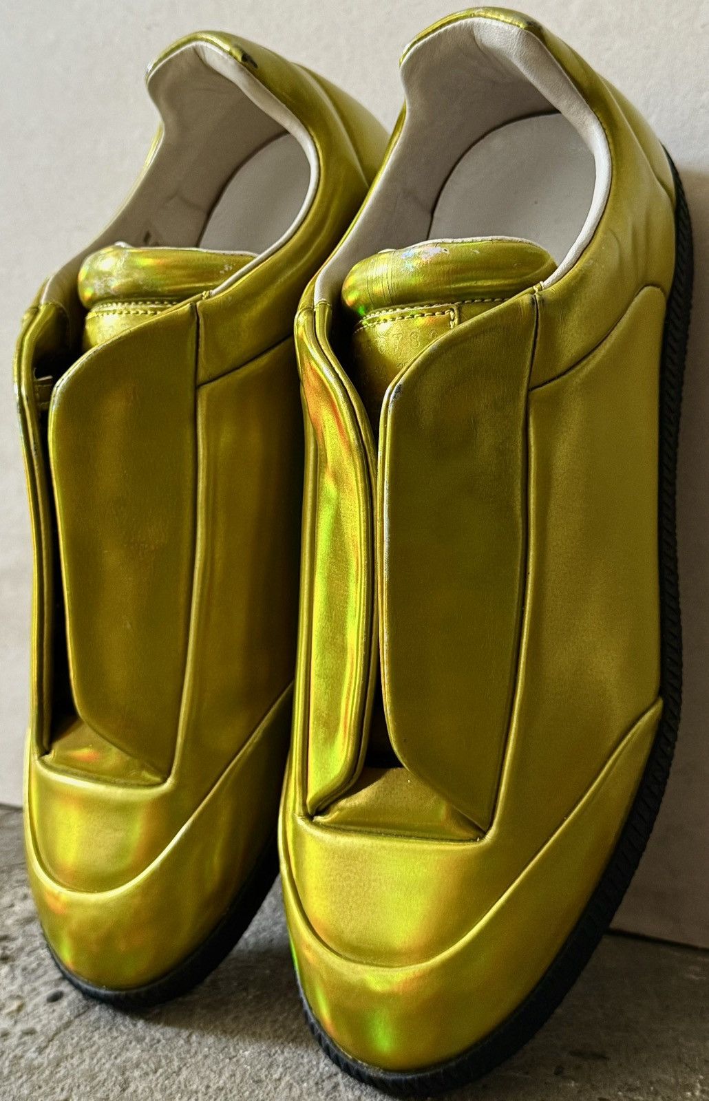 Maison Margiela Maison Margiela - Future - Metallic Low Top Sneaker Size US 8 / EU 41 - 11 Thumbnail