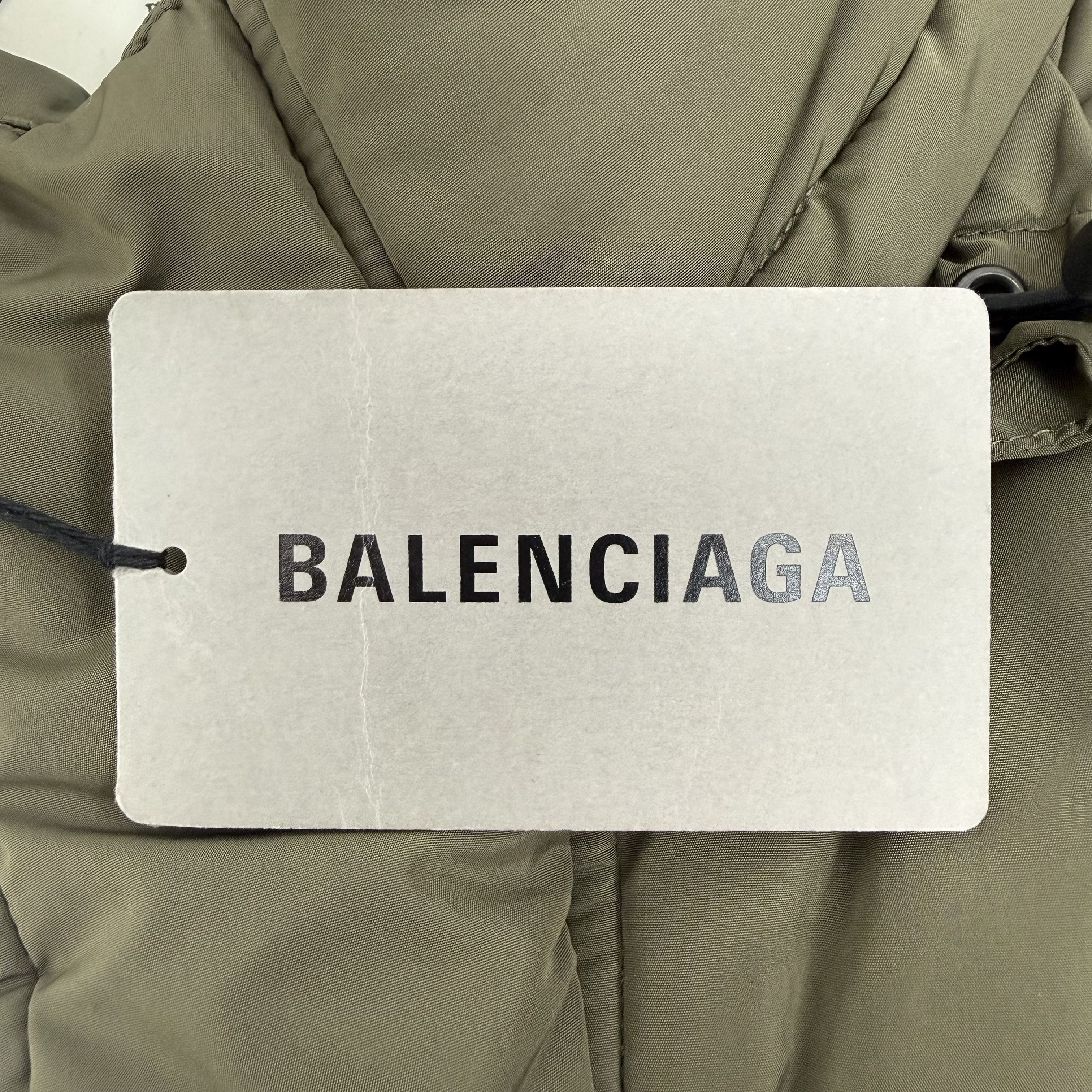 Balenciaga Balenciaga Logo Padded Jacket Olive (44/XS) Size US XS / EU 42 / 0 - 7 Thumbnail