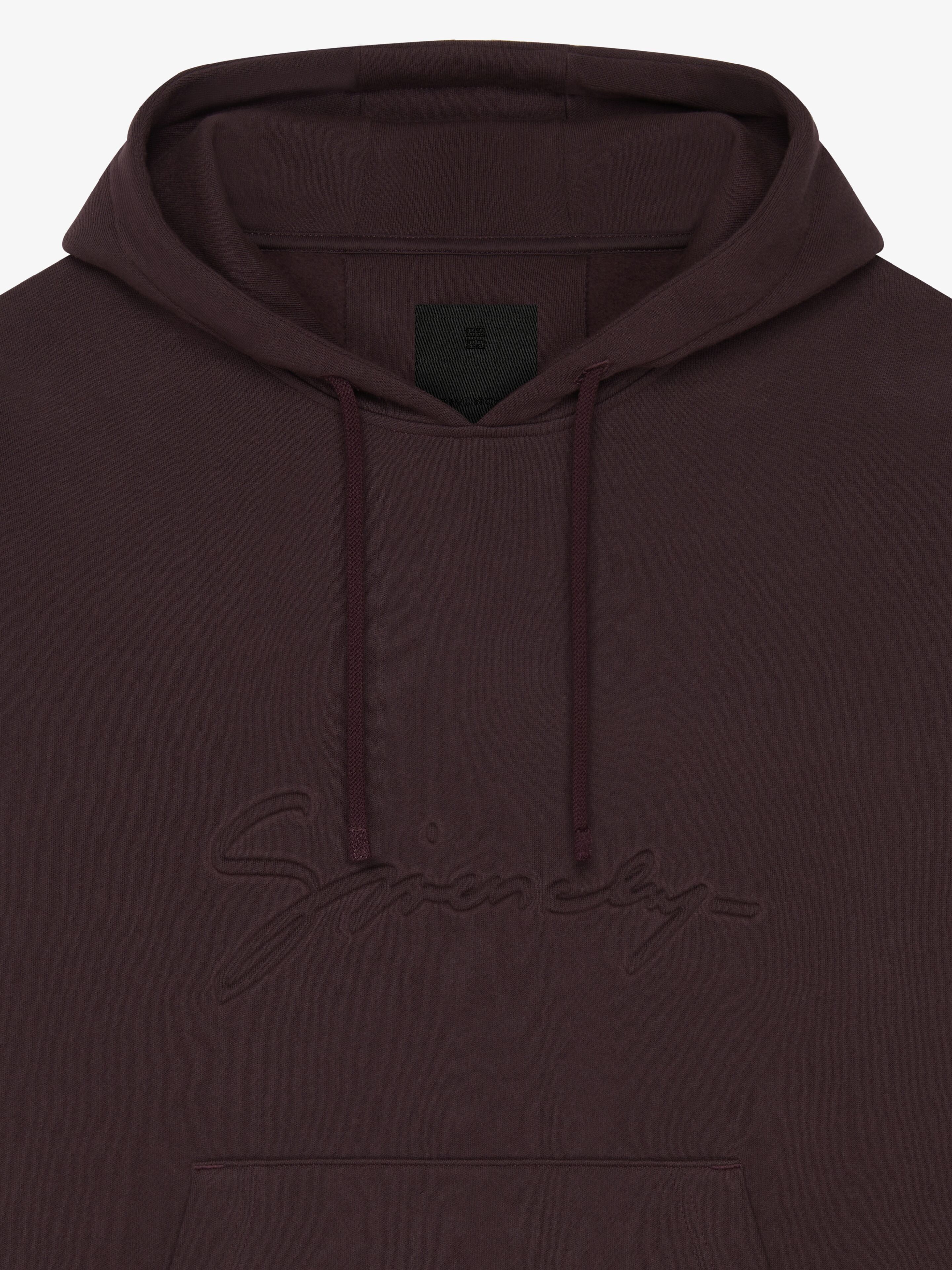 Givenchy o1w1db10925 Boxy Fit Hoodie With Pocket Base in Brown Size US L / EU 52-54 / 3 - 5 Thumbnail