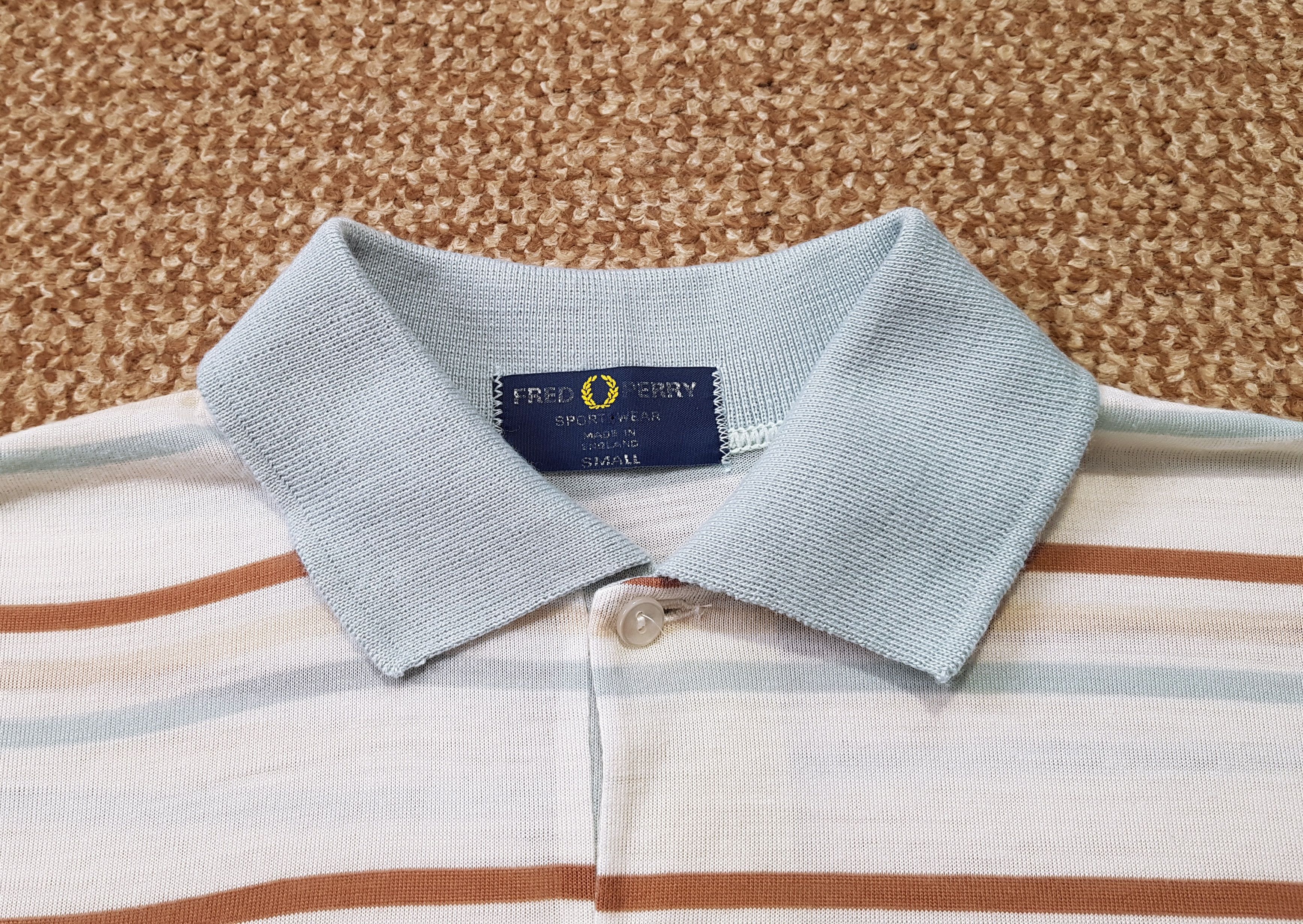 Fred Perry RARE Fred Perry Vintage Stripe Acrylic Polo Shirt sz S Size US S / EU 44-46 / 1 - 5 Thumbnail