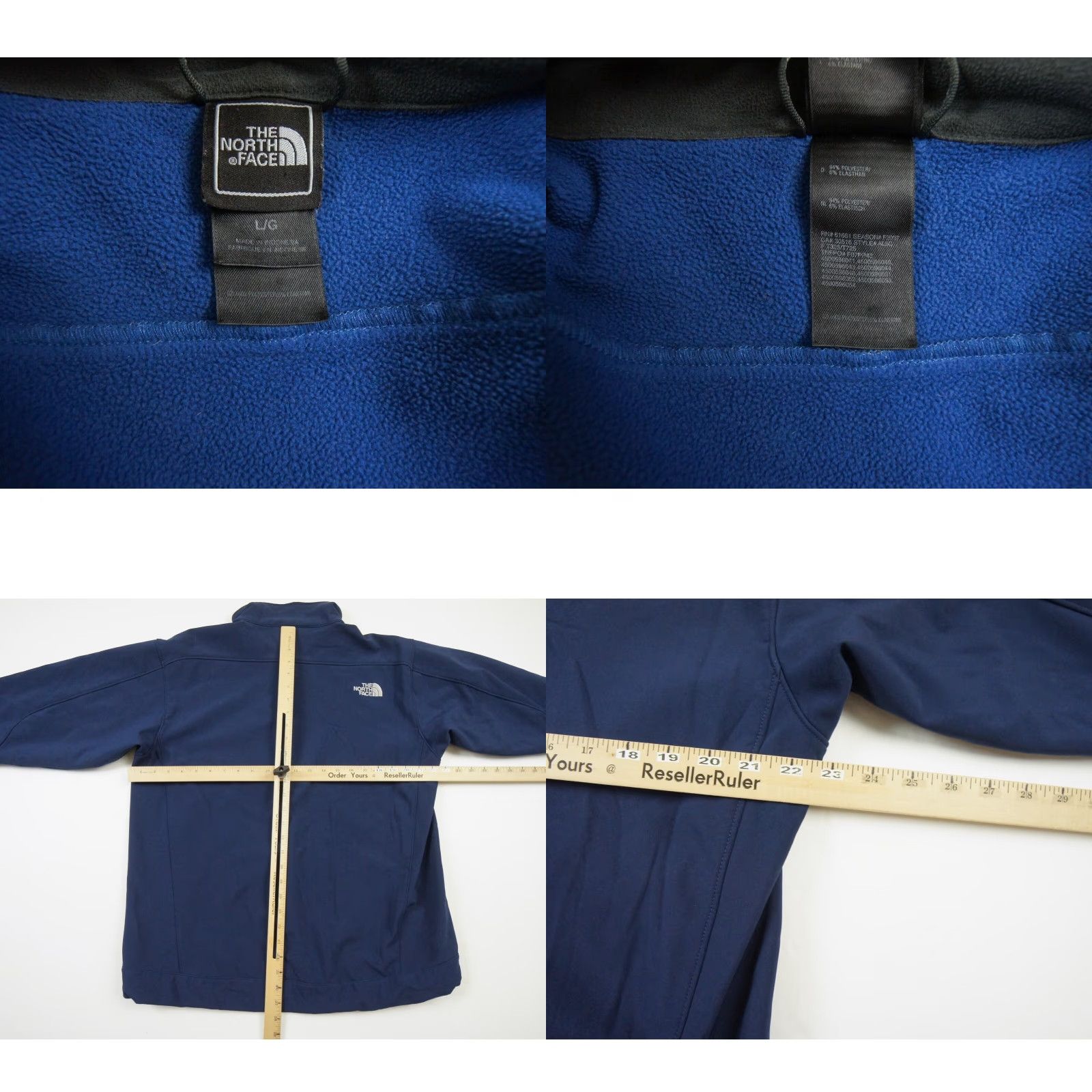 The North Face The North Face Mens Jacket Large Blue Full Zip Regular Fit Outdoor Casual Travel All Seasons Size US L / EU 52-54 / 3 - 8 Thumbnail