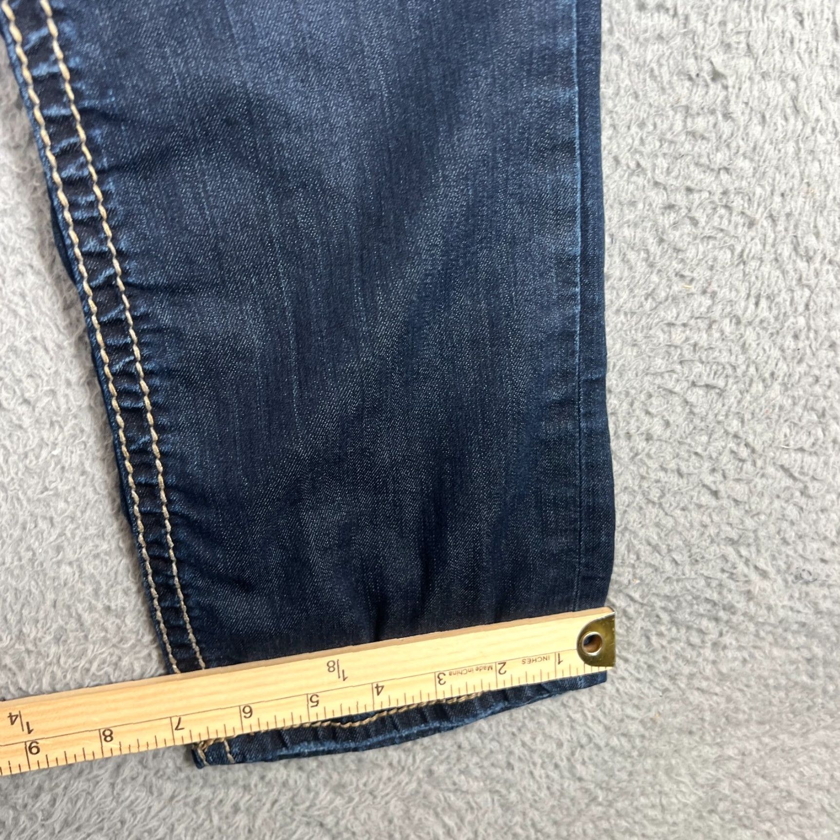 Silver Jeans Co. Silver Jeans Jeans Womens 26 Suki Capri Medium Wash Low Rise Thick Stitch Straight Leg Blue Size 26" / US 2 / IT 38 - 2 Thumbnail