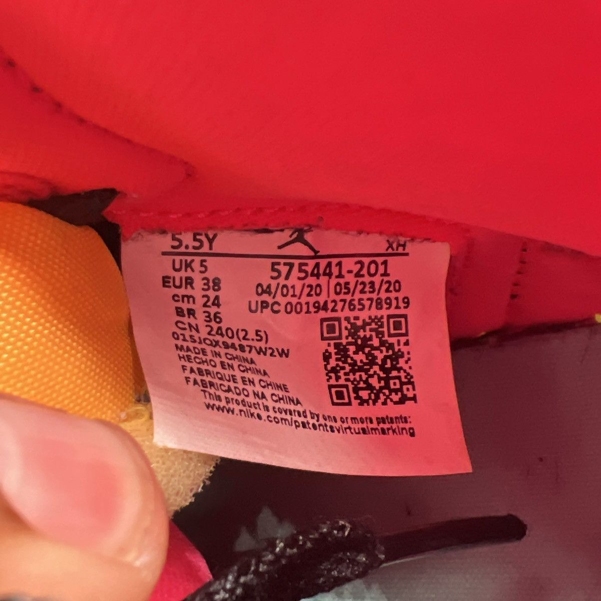 Jordan Brand Air Jordan 1 high Tokyo bio hack Size US 5.5 / EU 38 - 9 Thumbnail