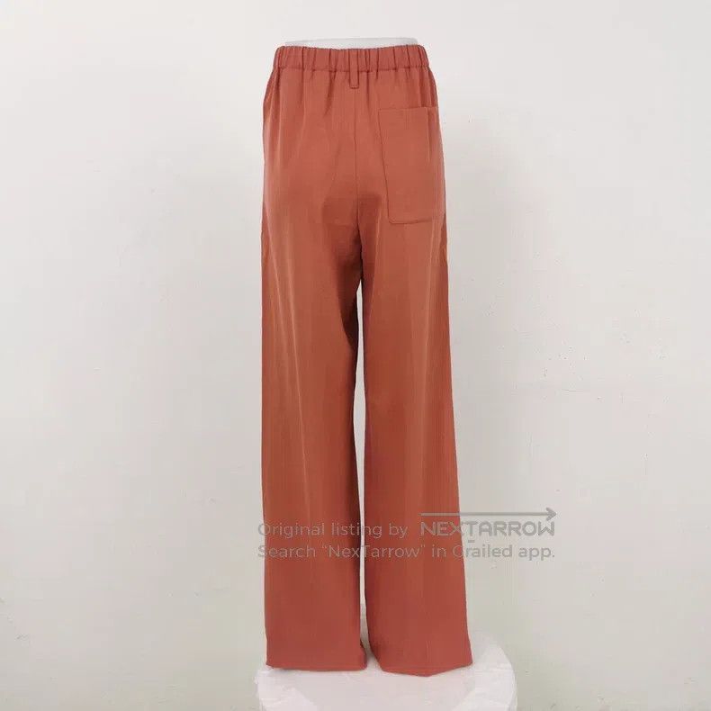 Hermes Hermes Women's wool wide-leg pants Size 42" / US 20 - 2 Thumbnail