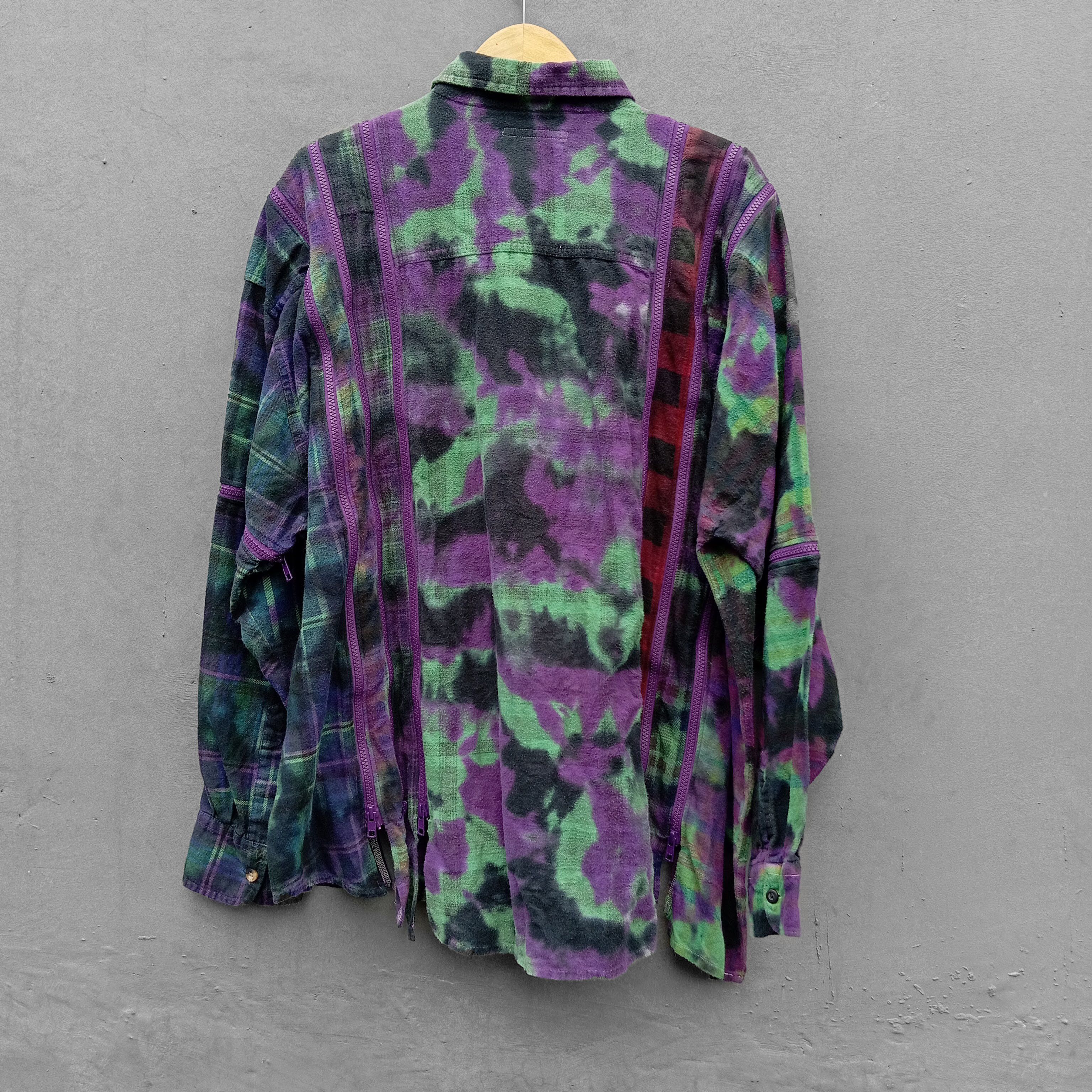 Needles Rebuild by needles japan flannel shirt Size US XXL / EU 58 / 5 - 2 Thumbnail