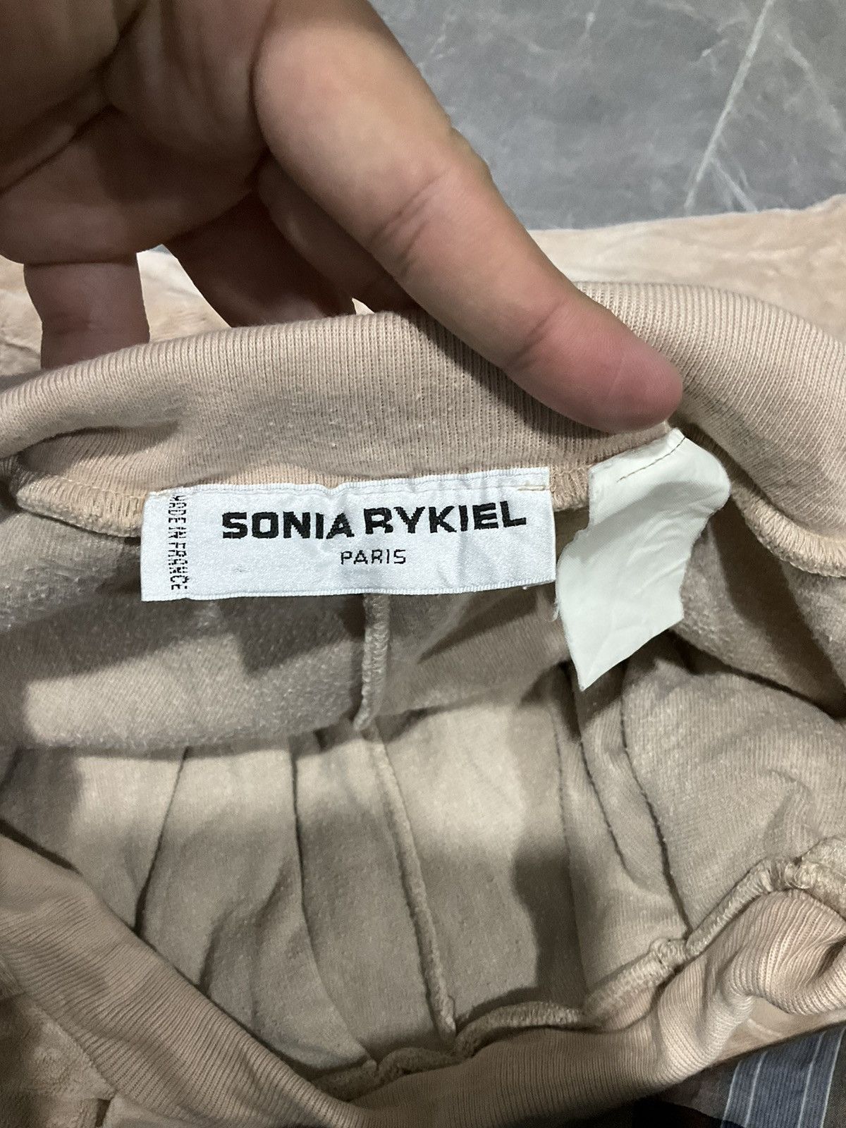 Japanese Brand × Sonia Rykiel × Vintage Sonia Rykiel Sweatpants Neutrals Loungewear Size 26" / US 2 / IT 38 - 6 Thumbnail