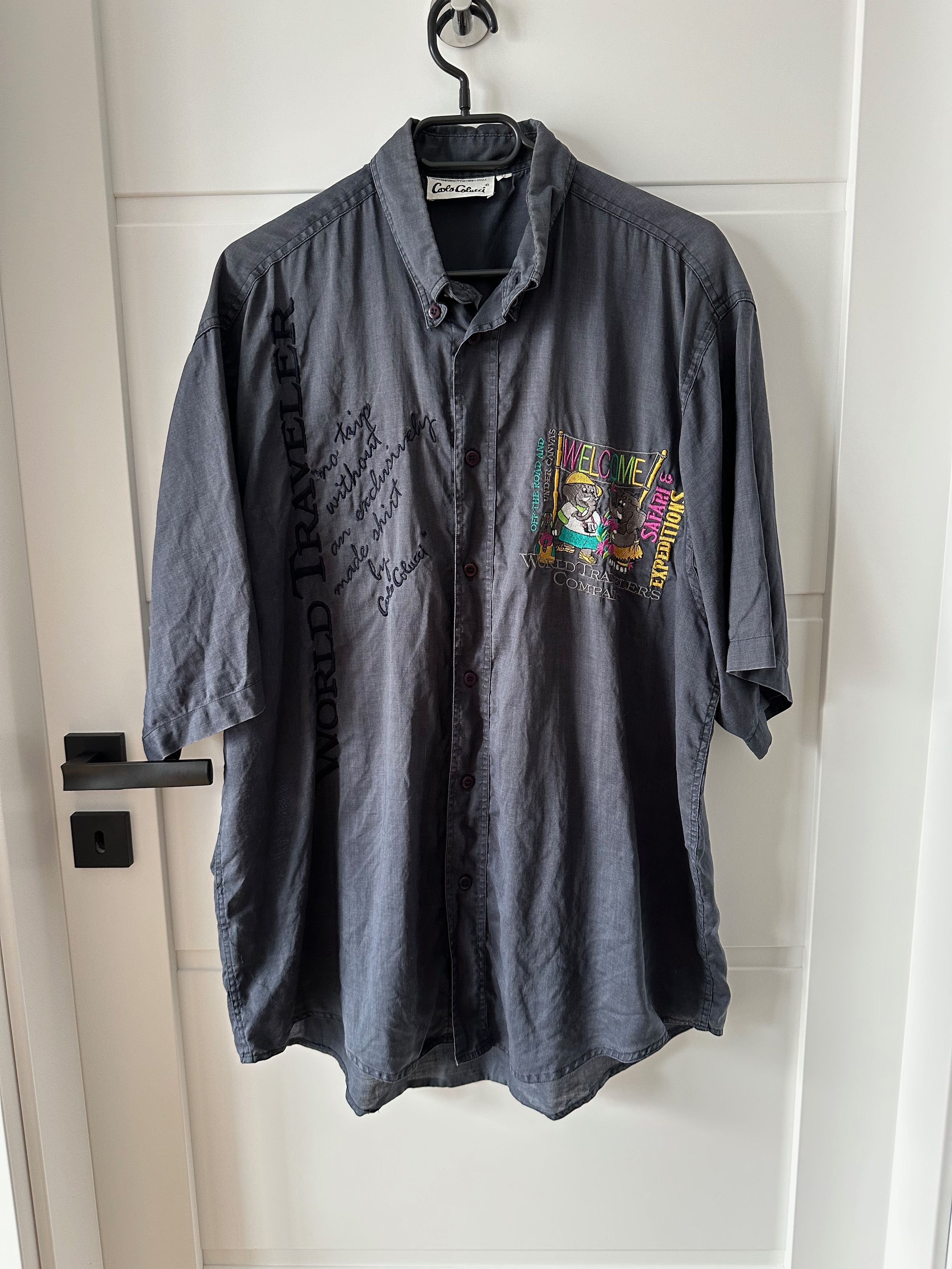 Carlo Colucci 90's CARLO COLUCCI linen shirt multicolor embroidered Size US M / EU 48-50 / 2 - 1 Thumbnail