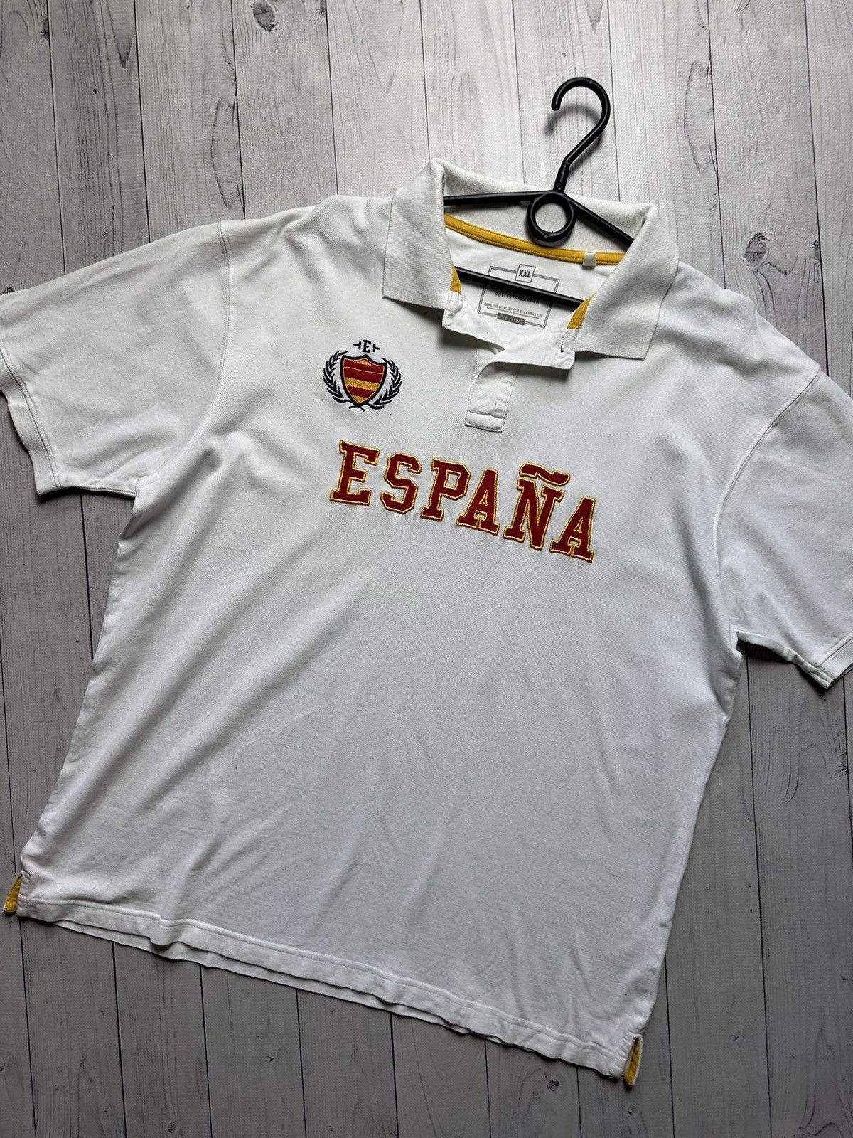 Vintage Vintage polo Spain logo big logo size XL Size US XL / EU 56 / 4 - 2 Thumbnail