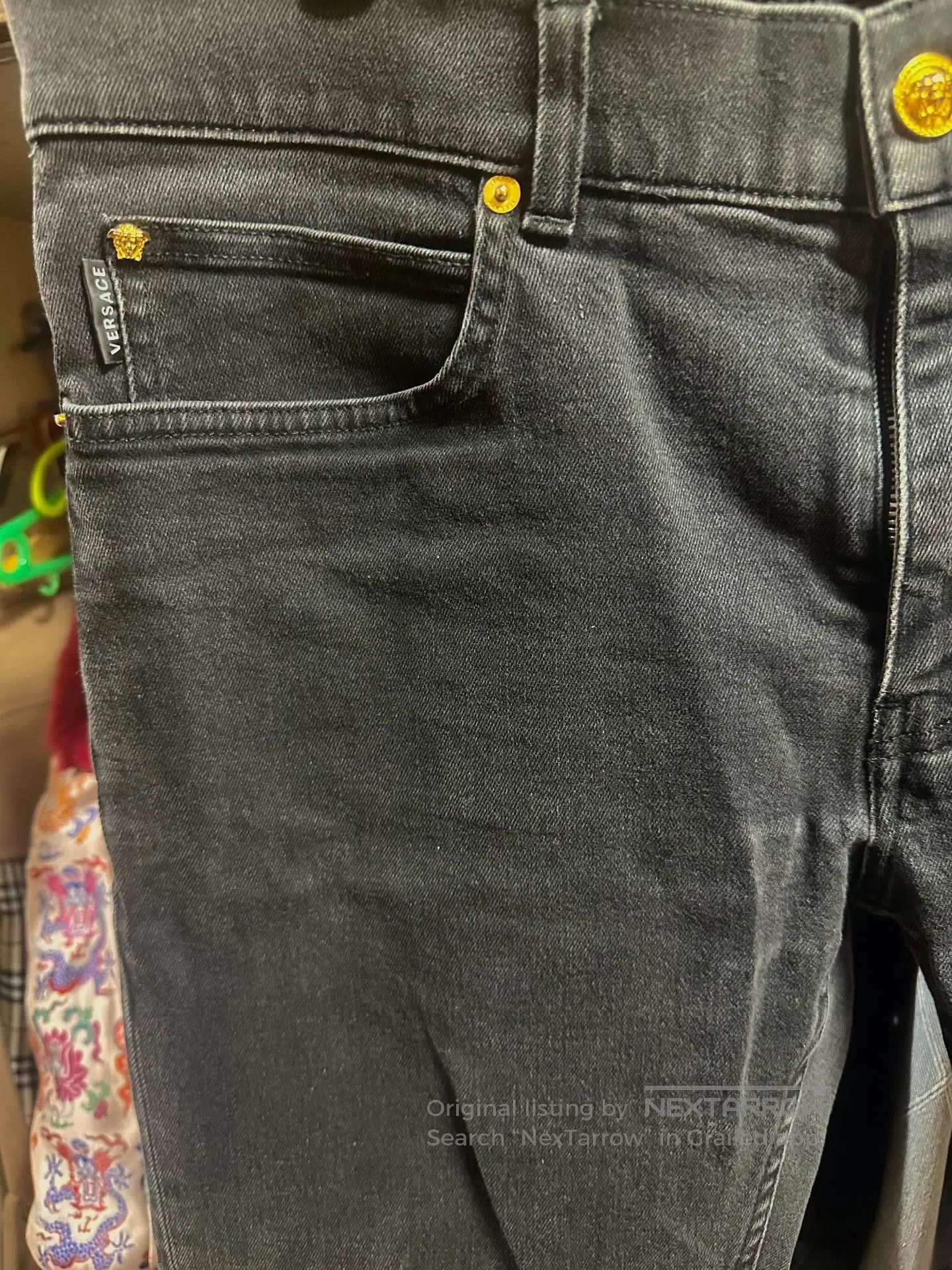 Versace Versace High-End Show Jeans. Size US 36 / EU 52 - 4 Thumbnail