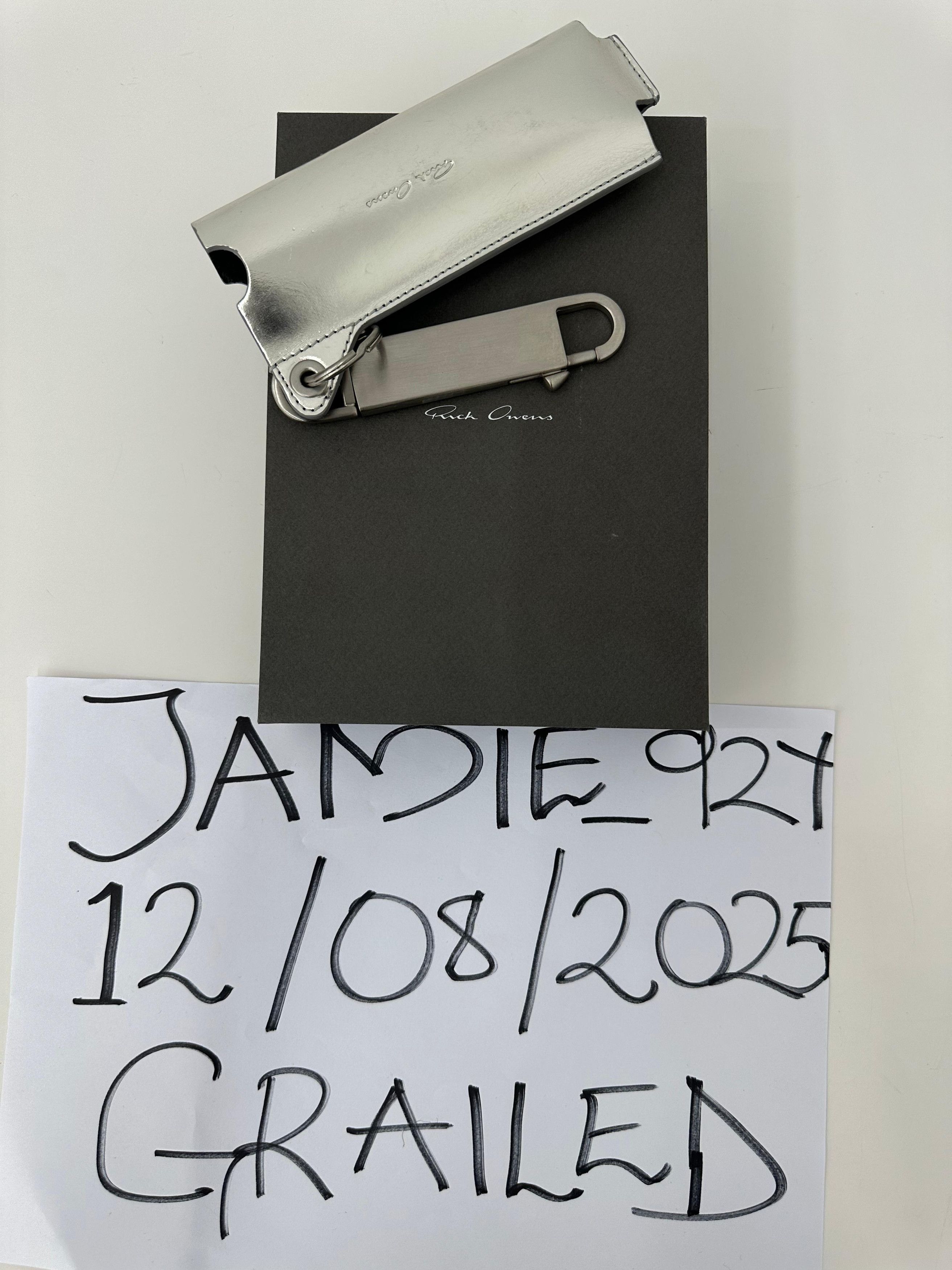 Rick Owens RICK OWENS LIGHTER CASE KEYCHAIN Size ONE SIZE - 5 Thumbnail