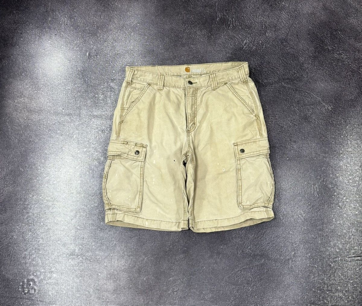 Carhartt Vintage Carhartt Y2K Relaxed Fit Utility Hype Cargo Shorts Size US 34 / EU 50 - 2 Thumbnail