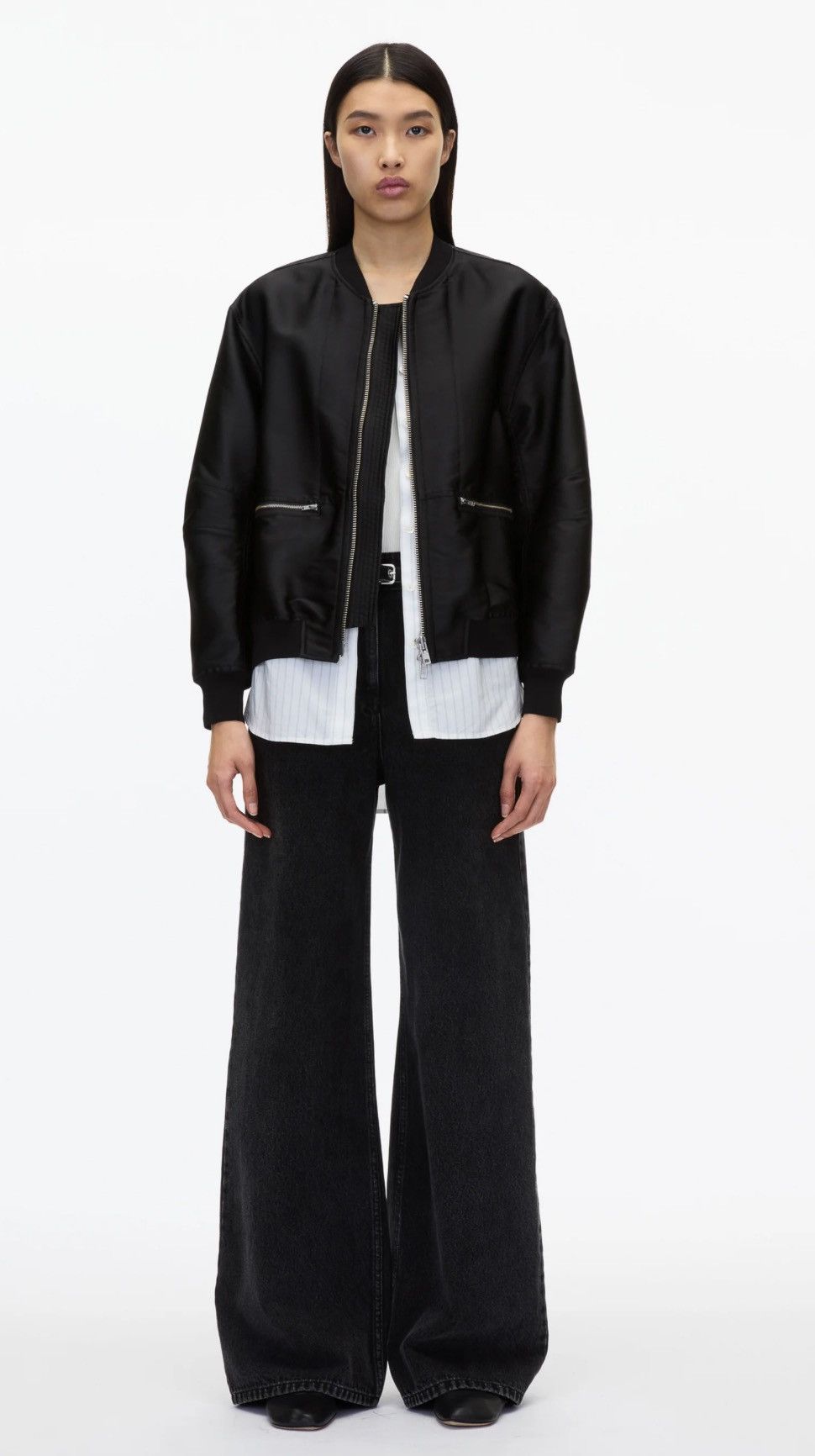 3.1 Phillip Lim Phillip Lim Layered Bomber Jacket Size M / US 6-8 / IT 42-44 - 16 Thumbnail