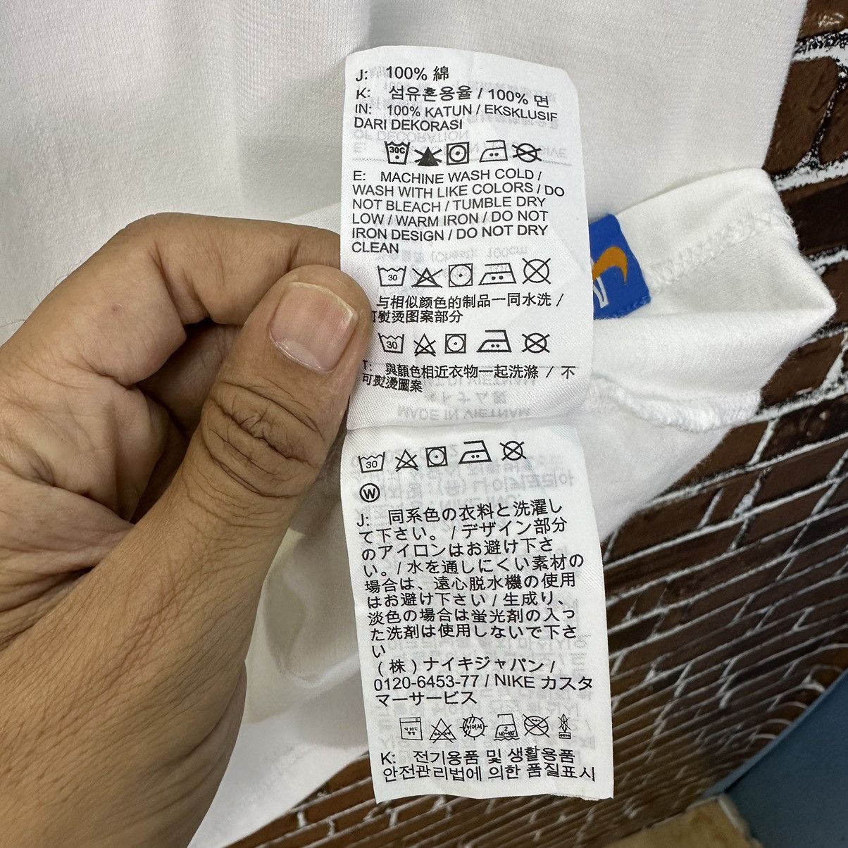 Nike Nike Air Big Logo TShirt A820 Size US L / EU 52-54 / 3 - 11 Thumbnail