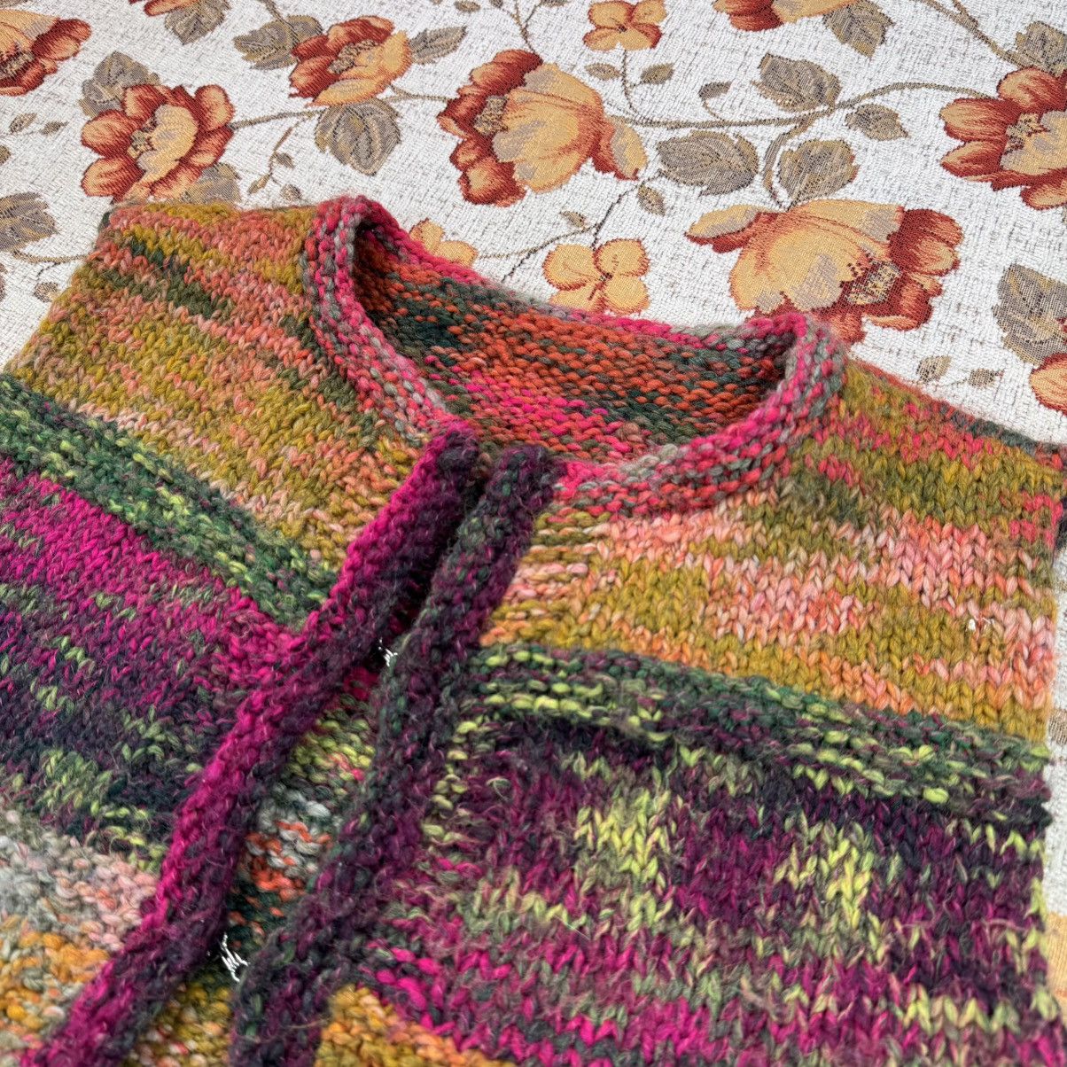 Electric Cottage × Vintage Vintage Handmade Wool Cardigan Vest Fairy Cute Cottage Size M / US 6-8 / IT 42-44 - 3 Thumbnail