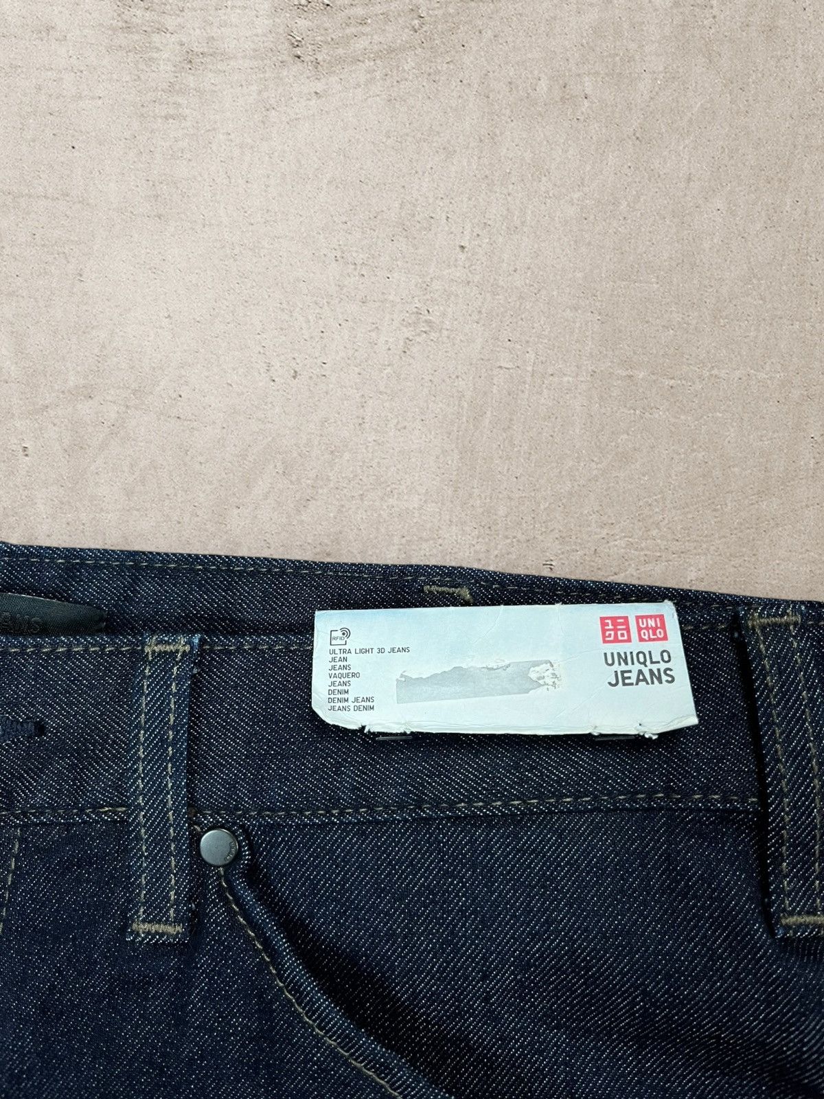 Japanese Brand Uniqlo Denim Engineering Japanes Syle Jeans Pants men @170 Size US 31 - 7 Thumbnail