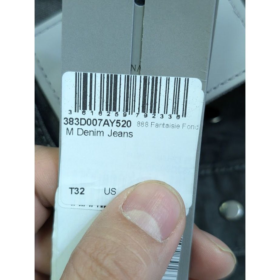 Dior o1rshd1 M Denim Jeans in Black Size US 32 / EU 48 - 23 Thumbnail