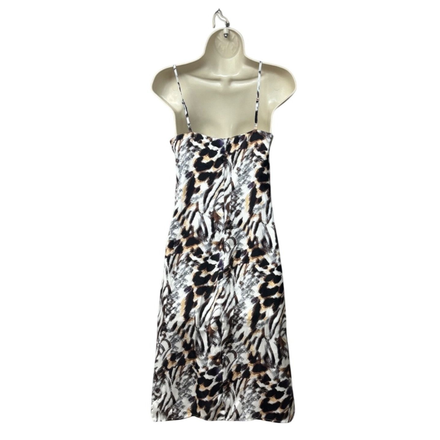 Other One Clothing Juniors' Animal-Print Slip Dress, XXS Size XXS / US 00 / IT 34 - 5 Thumbnail