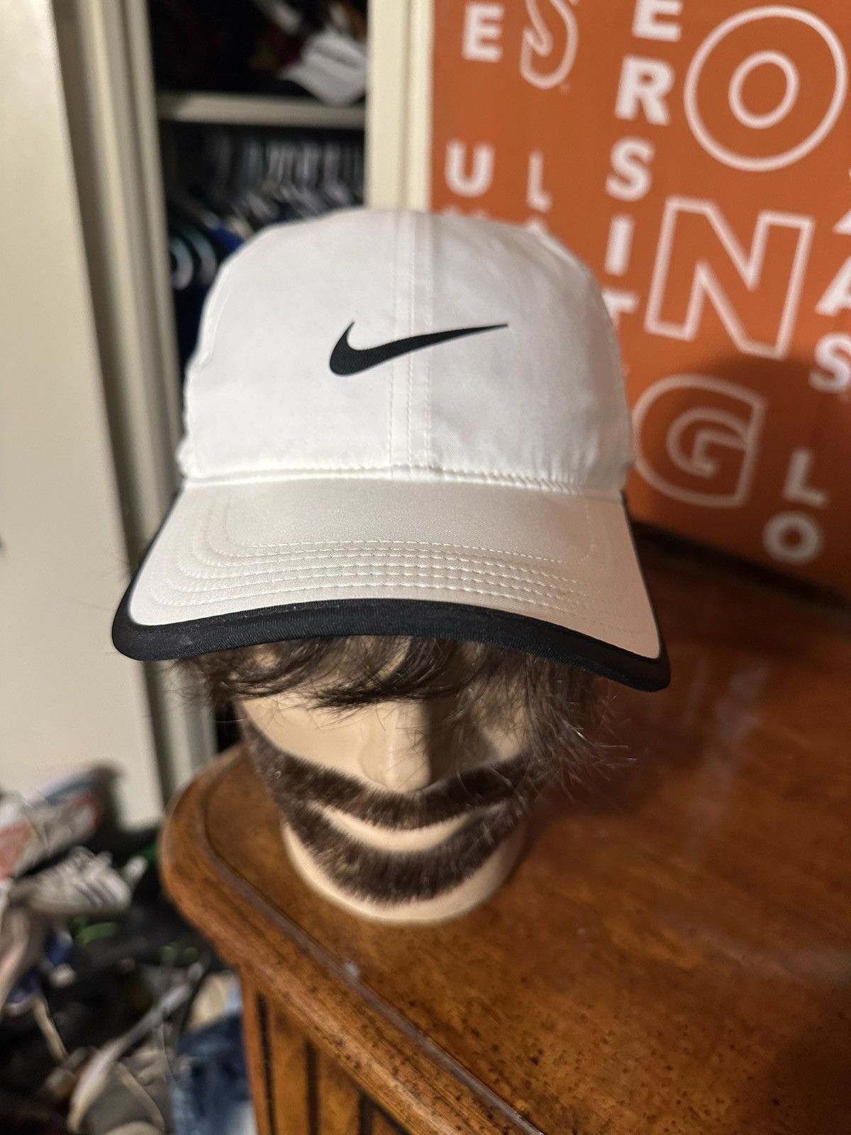 Nike × Vintage Vintage Nike running “concord” hat 90s Size ONE SIZE - 2 Thumbnail