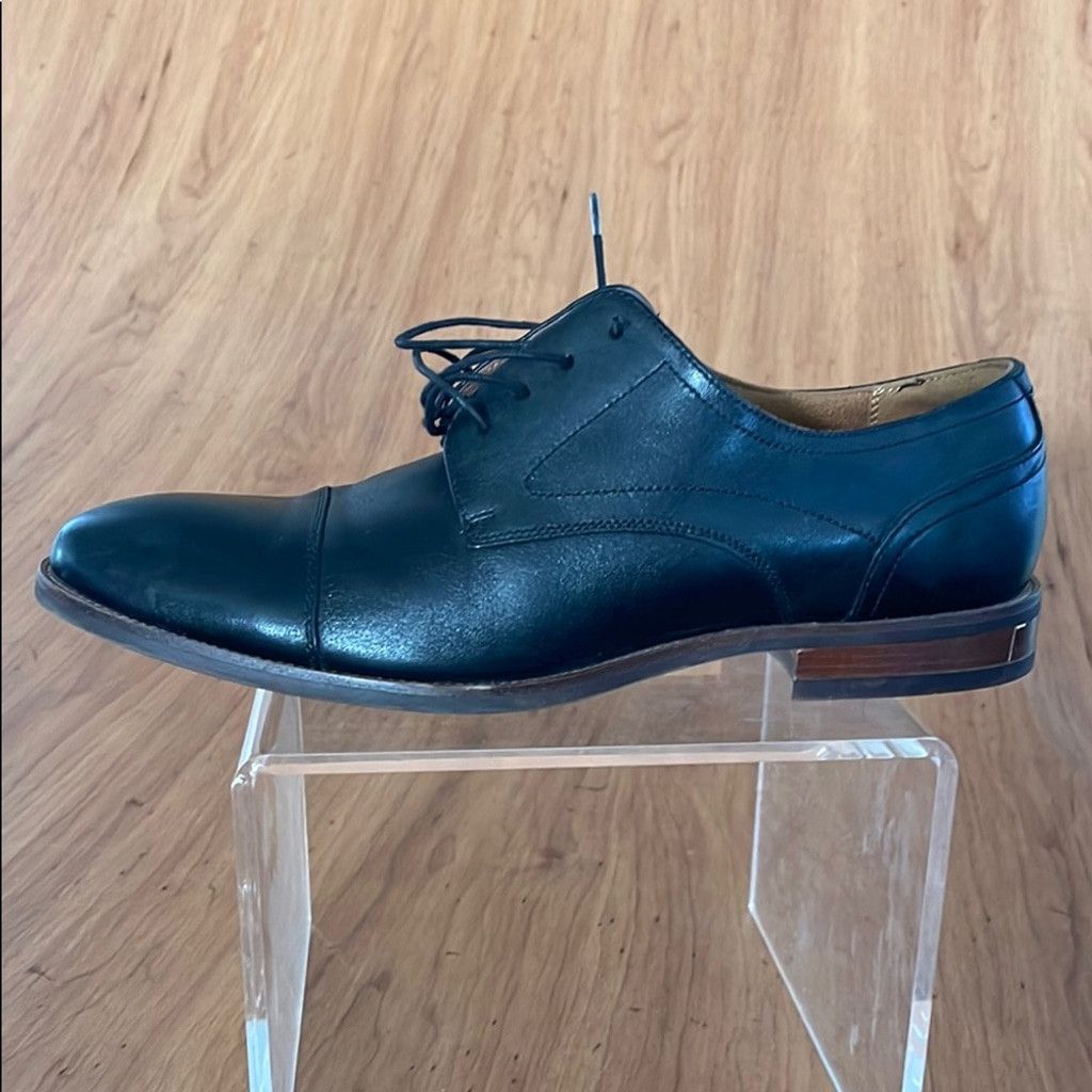 Florsheim Florsheim Men's Black Leather Cap Toe Dress Shoes size 10m Size US 10 / EU 43 - 6 Thumbnail
