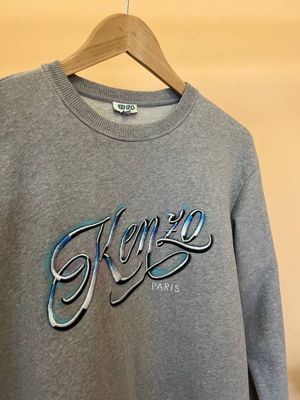 Kenzo KENZO Paris Sweatshirt Big Logo Embroidered Crewneck Y2K Size US M / EU 48-50 / 2 - 7 Thumbnail