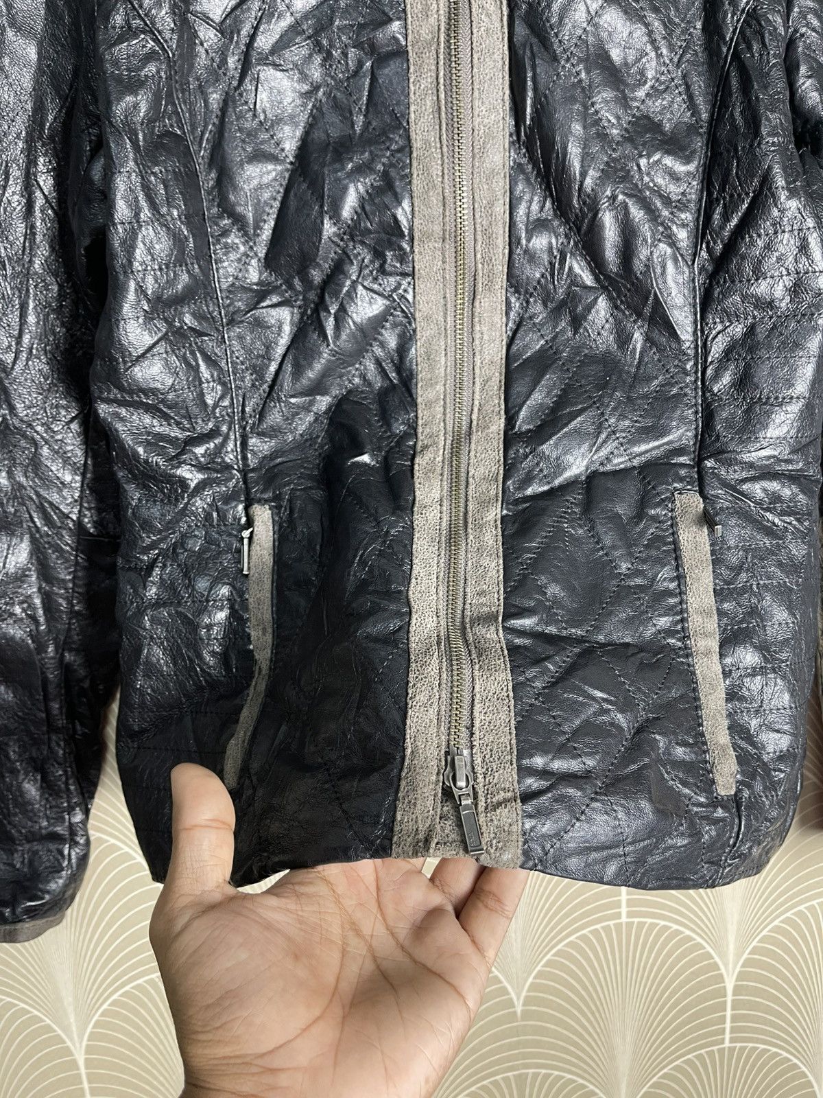 Danier 90s DANIER LEATHER JACKET FUR HOOD RARE DESIGN Size S / US 4 / IT 40 - 5 Thumbnail