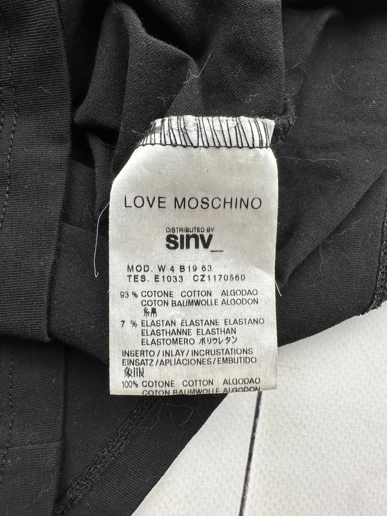 Love Moschino Love Moschino Tank Top (B351) Size XS / US 0-2 / IT 36-38 - 3 Thumbnail