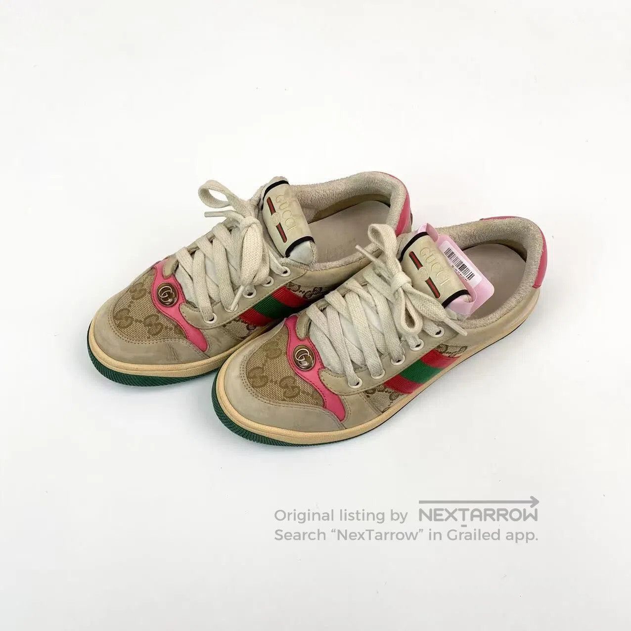 Gucci Guicci Double G old dirty dirty board shoes| Size US 5.5 / IT 35.5 - 1 Thumbnail