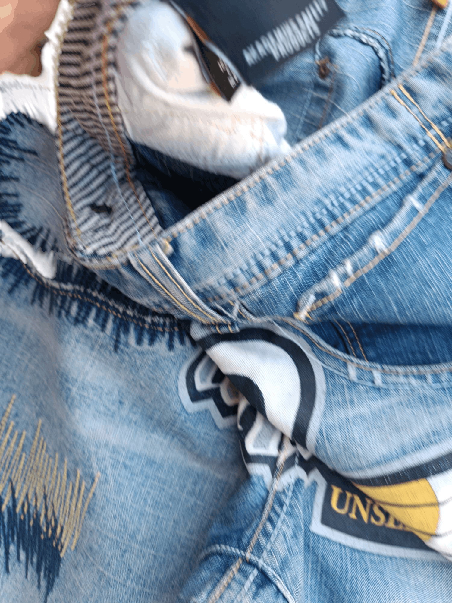 Akademiks Vintage Akademiks Loose Baggy Straight Leg Big Logo Jeans Size US 32 / EU 48 - 16 Thumbnail