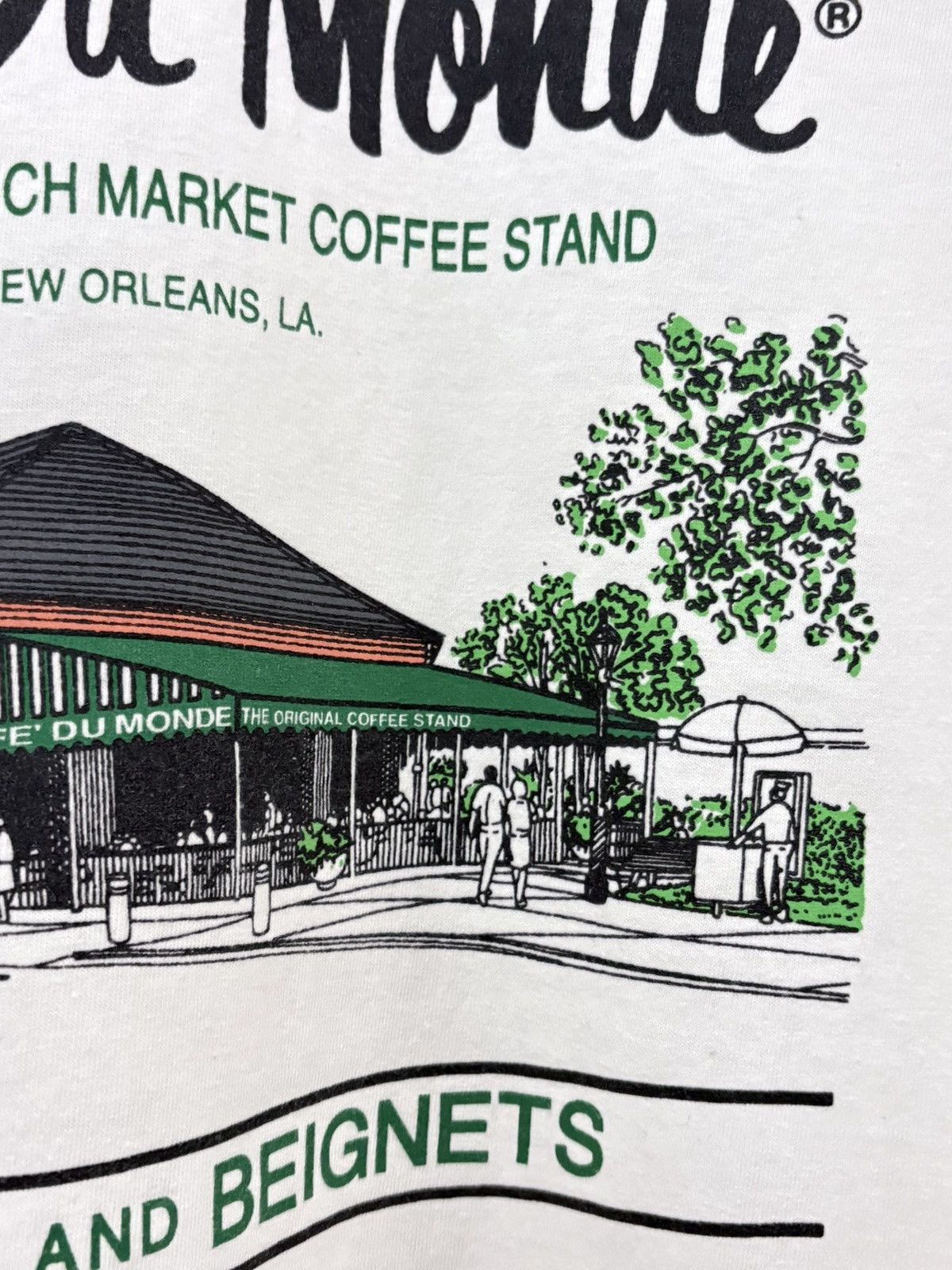 Vintage 90’s Cafe Du Monde Vintage New Orelans Tee Size US M / EU 48-50 / 2 - 4 Thumbnail