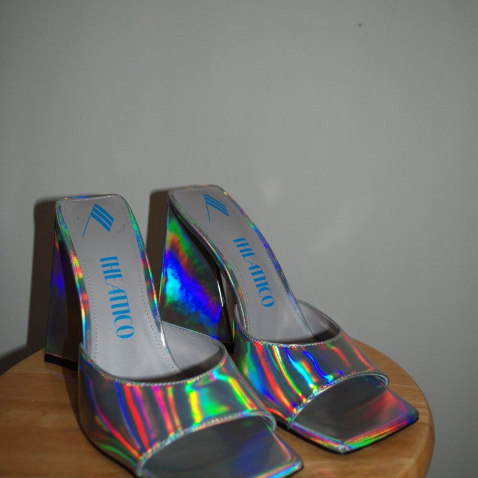 The Attico The Attico Devon Metallic Leather Mules US10.5 / IT40.5 Size US 10.5 / IT 40.5 - 9 Thumbnail