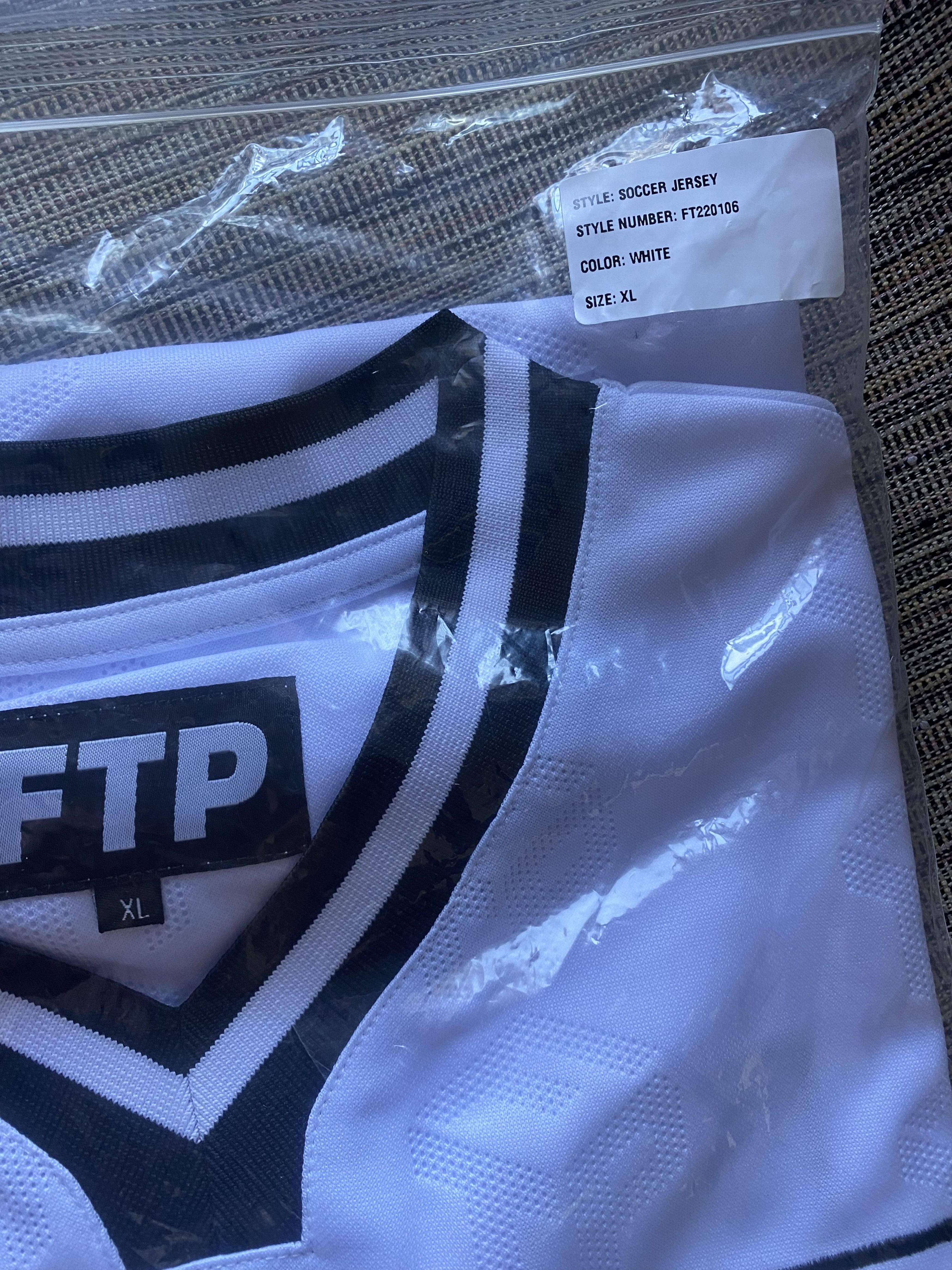 Fuck The Population Ftp Club Soccer Jersey Kappa XL White Size US XL / EU 56 / 4 - 3 Thumbnail