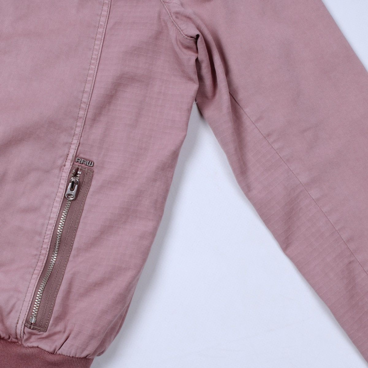 Designer × G-Star G-STAR RAW Chopper Slim Garment Dyed Pink Bomber Size XS / US 0-2 / IT 36-38 - 13 Thumbnail