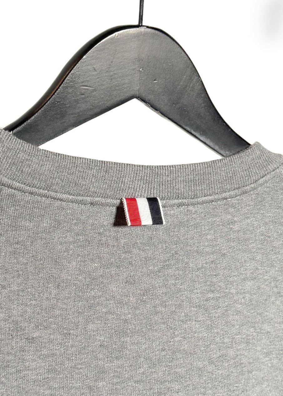 Thom Browne Thom Browne Diagonal Tricolour Stripe Grey Sweatshirt Size US XL / EU 56 / 4 - 6 Thumbnail