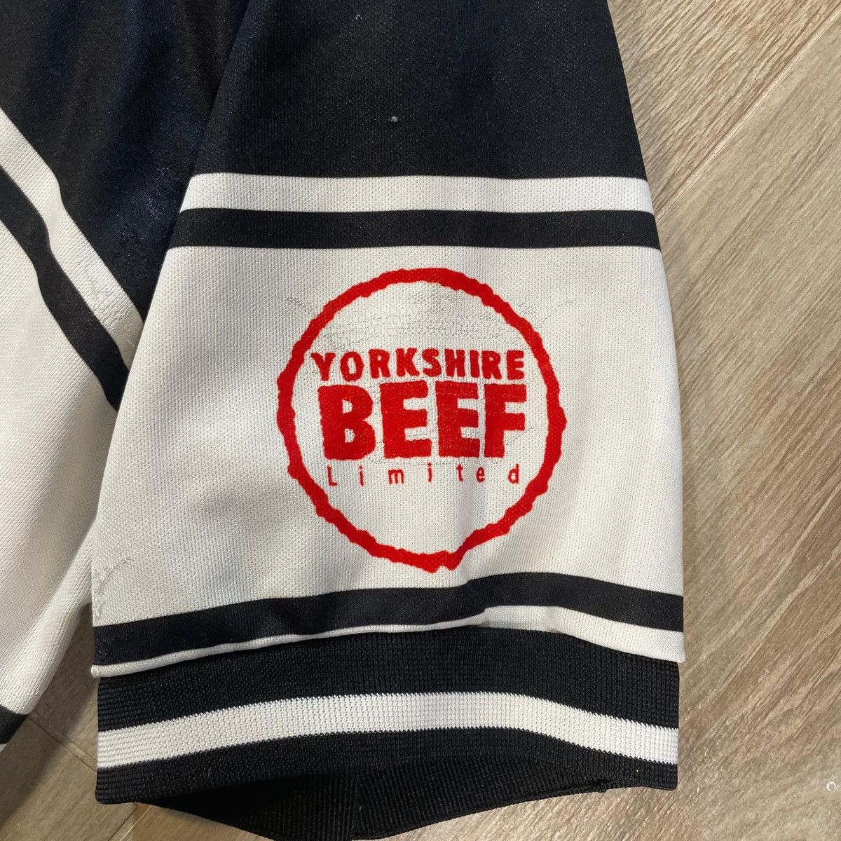 Other Hull FC black and white striped rugby shirt tee vintage 90s Size US L / EU 52-54 / 3 - 8 Thumbnail