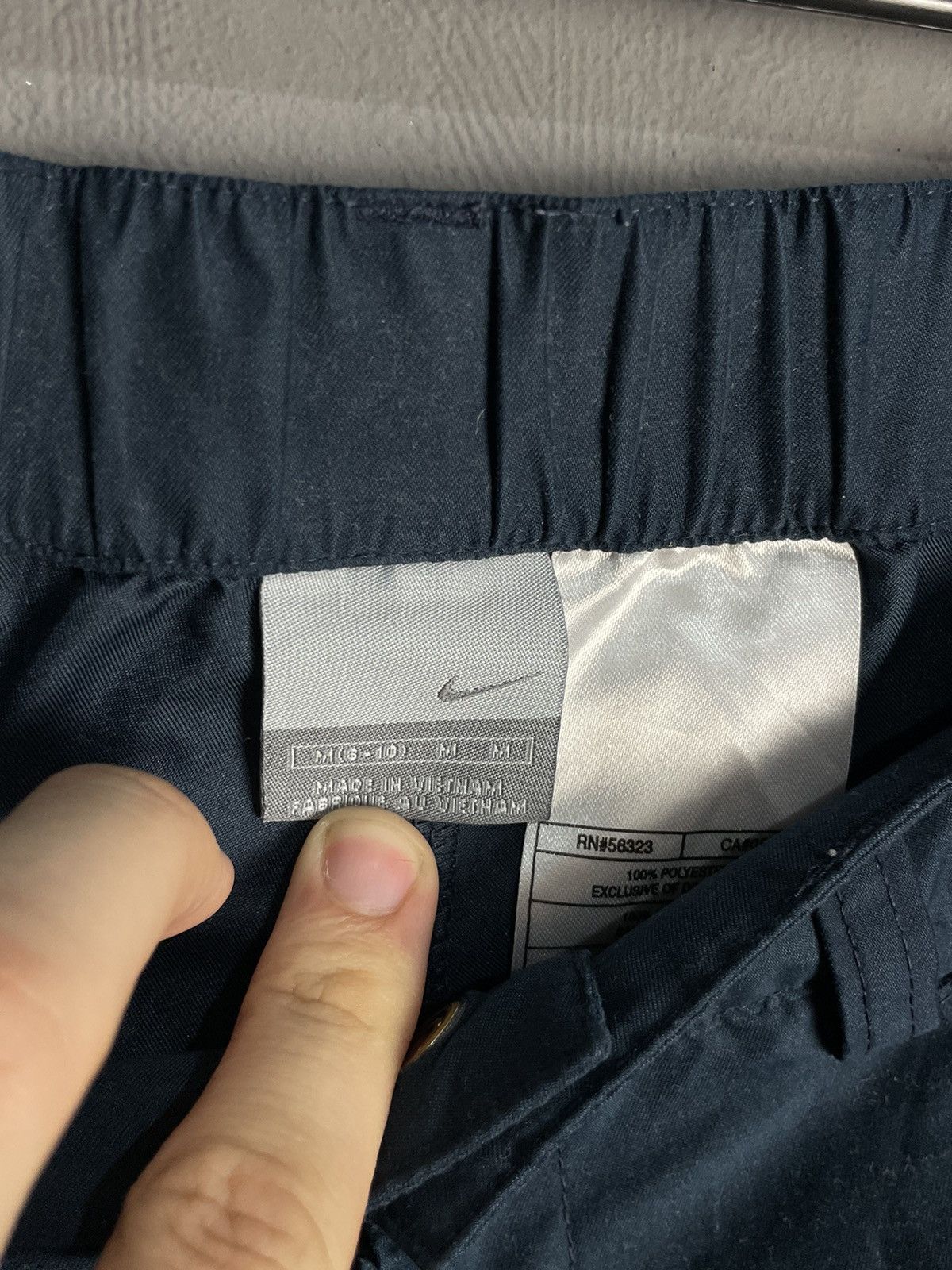 Nike Vintage Nike Nylon Track Pants Drill Swoosh Y2K Size 30" / US 8 / IT 44 - 5 Thumbnail