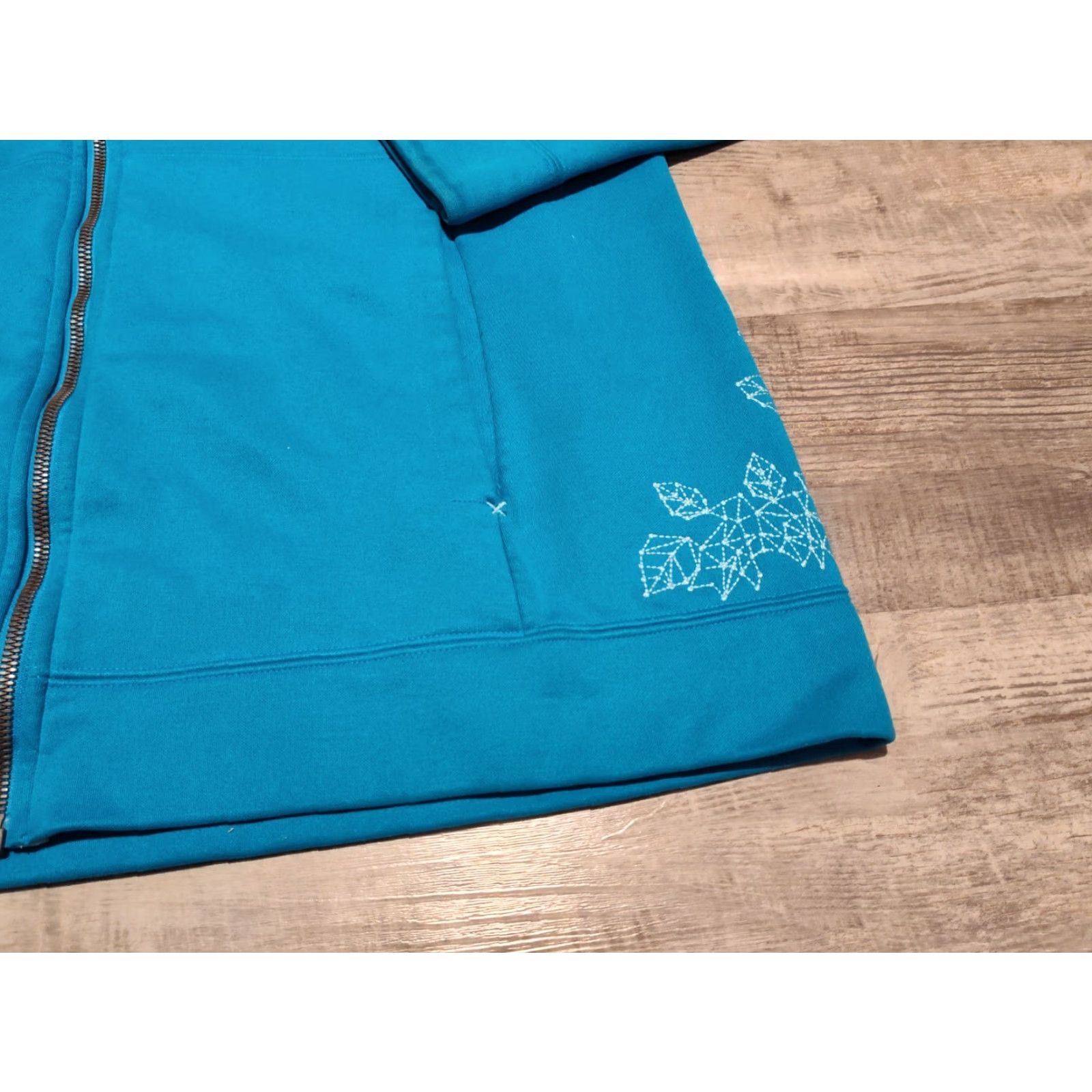 Outdoor Research Outdoor Research Hoodie Womens XL Aqua Blue Athletic Full Zip Hooded Sweatshirt Size XL / US 12-14 / IT 48-50 - 2 Thumbnail