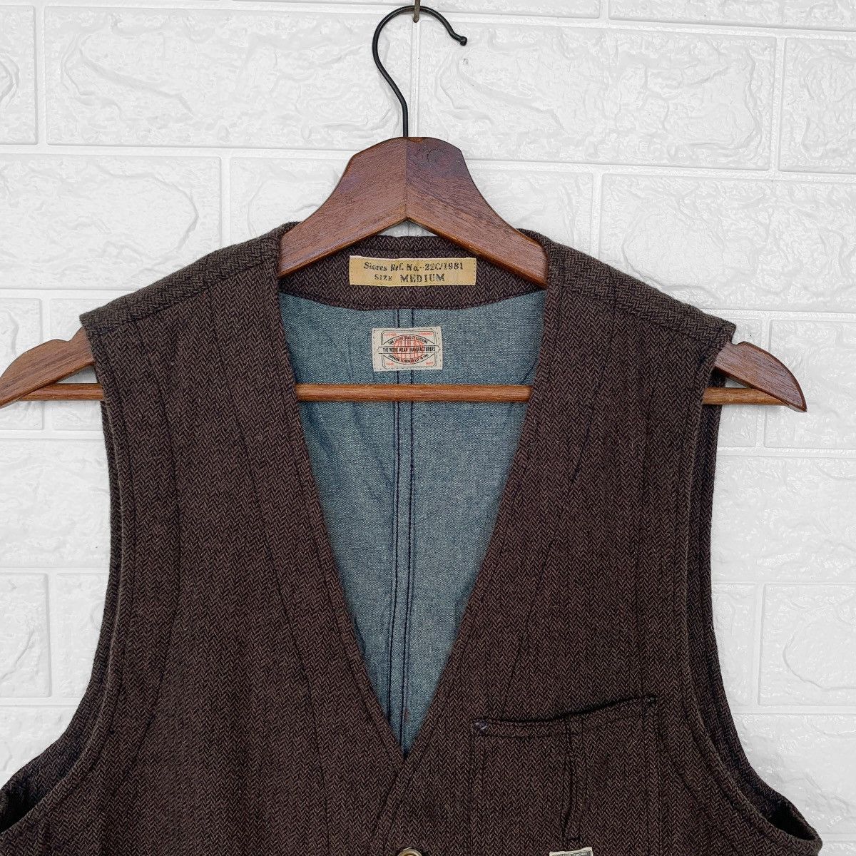Replay Replay Wool Vest Dark Brown Jacket Size US S / EU 44-46 / 1 - 4 Thumbnail
