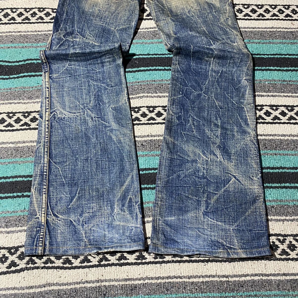 Number (N)ine 2000s Ozz First - Mud Distressed Denim Size US 29 - 14 Thumbnail