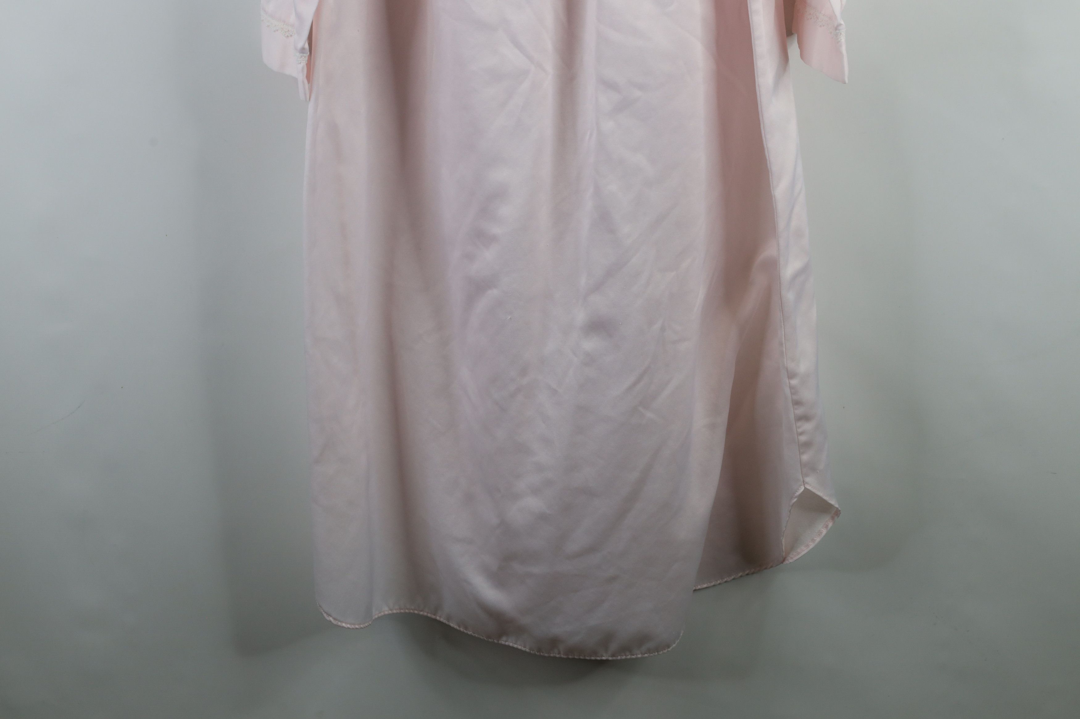 Vintage Vintage 90s Miss Elaine Ruffled Long Sleeve Night Gown Size M / US 6-8 / IT 42-44 - 14 Thumbnail