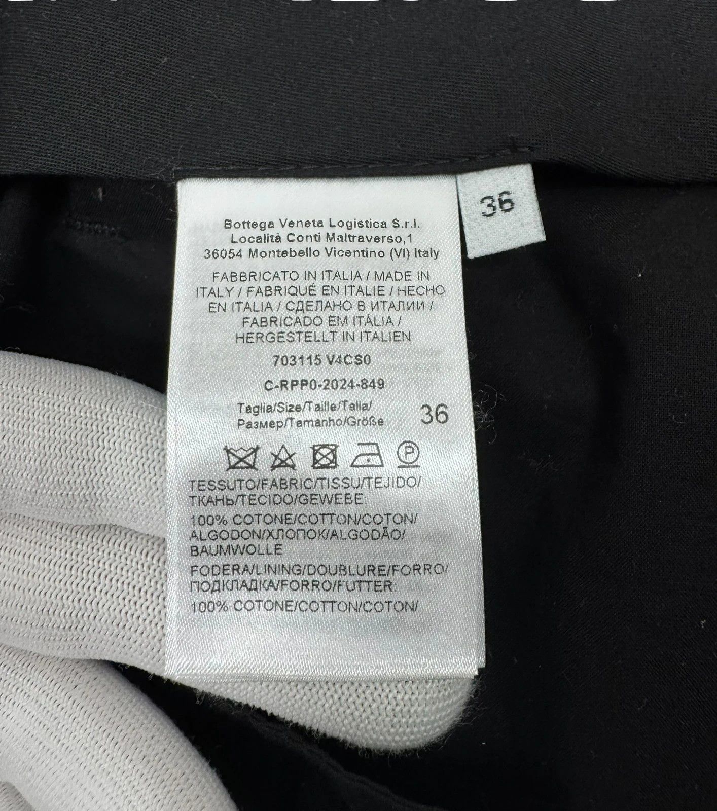 Bottega Veneta Bottega Veneta Tailored Trousers Cotton size 36 Size 26" / US 2 / IT 38 - 13 Thumbnail