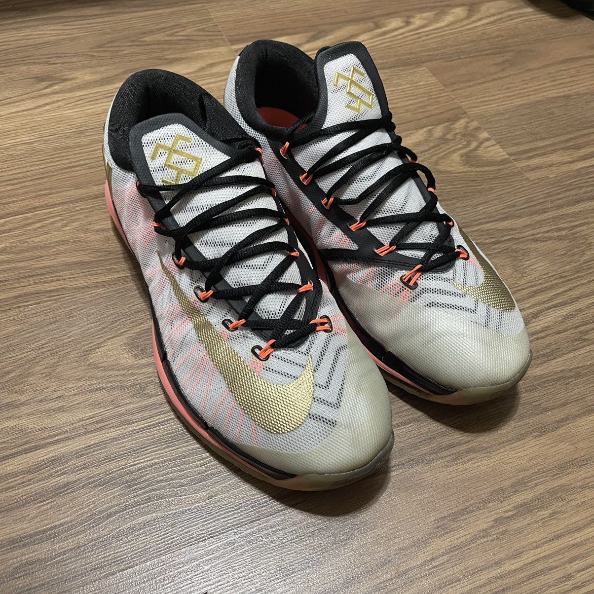 Nike 2014 Nike KD 6 Elite Gold Size US 13 / EU 46 - 1 Thumbnail