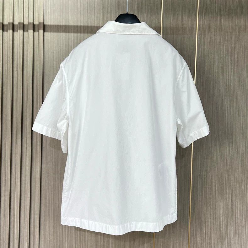 Prada Size 38 Triangle standard short-sleeved shirt 2504-