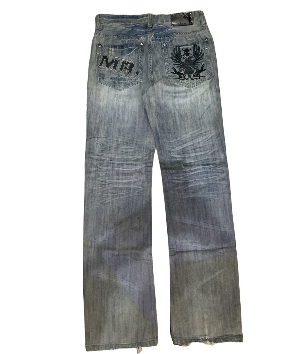 Isamu Katayama Backlash Vintage Jungle Storm Faded Jeans Size US 32 / EU 48 - 3 Thumbnail