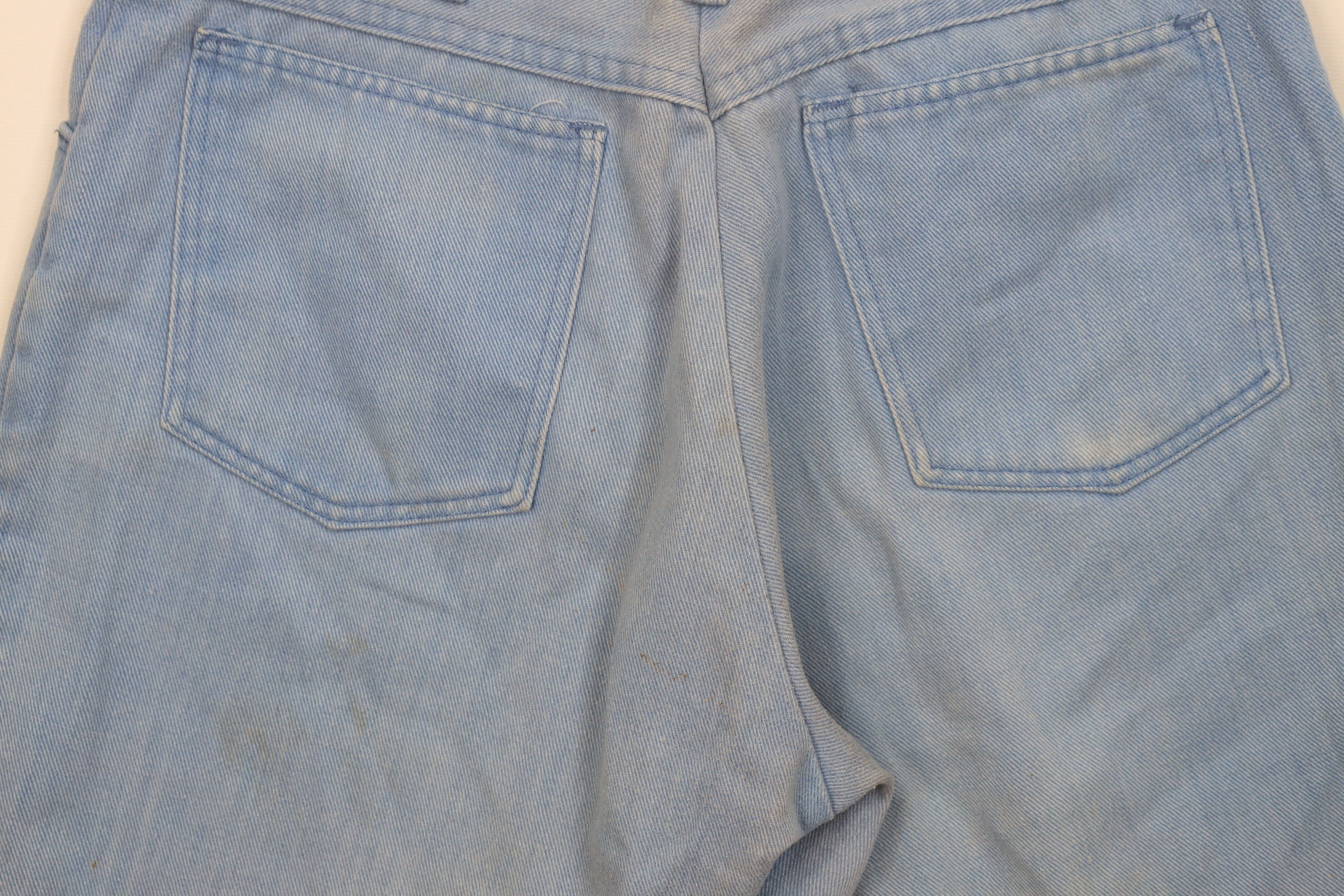 Vintage Vintage 70s Streetwear Denim Jean Short Shorts Blue USA Size US 28 / EU 44 - 13 Thumbnail