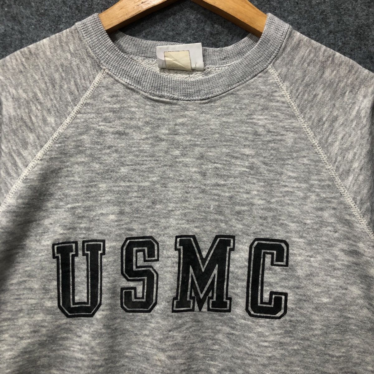 Vintage Vintage 80s USMC Sweatshirt Size US L / EU 52-54 / 3 - 2 Thumbnail